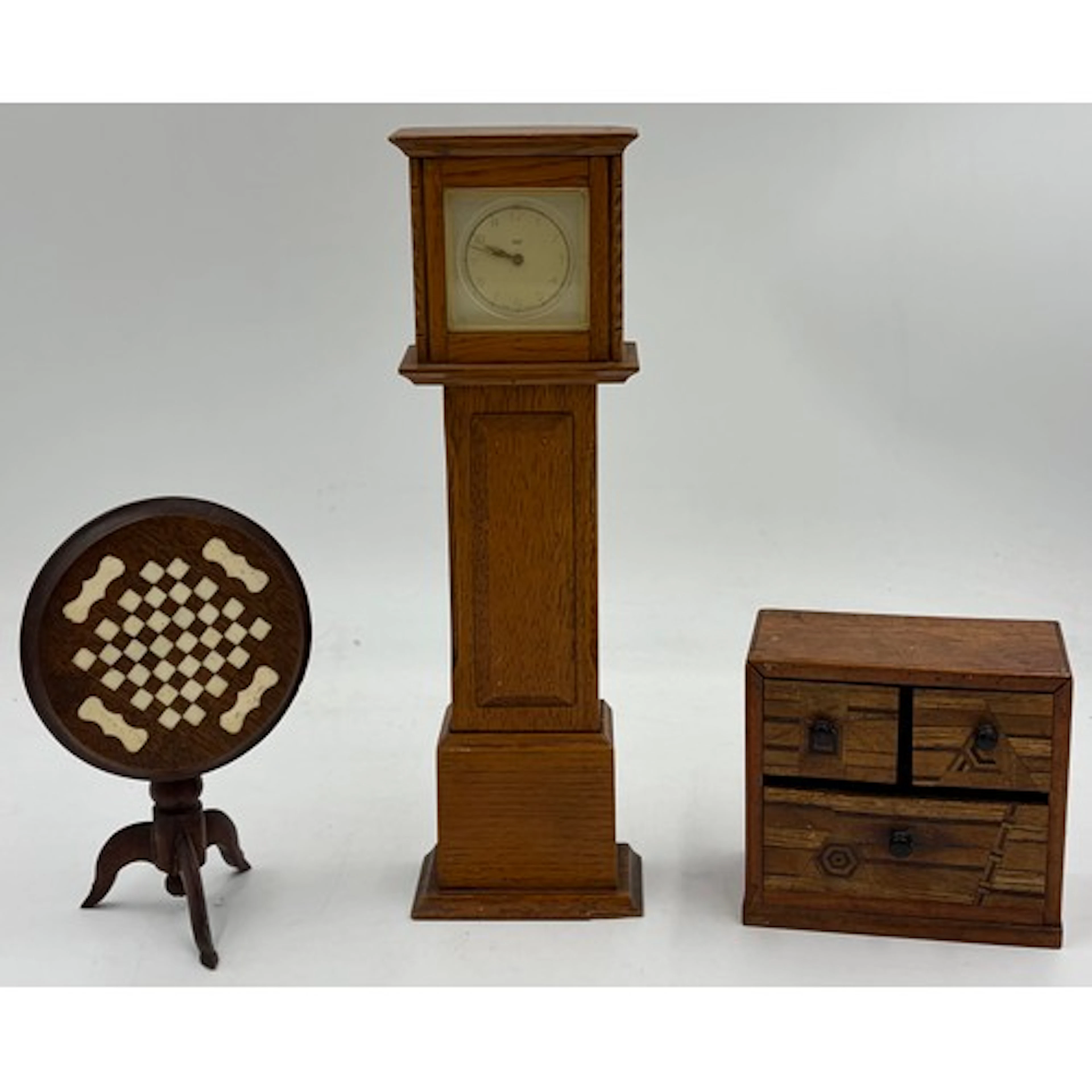 Three 'Apprentice' furniture items to include a dropleaf gam...