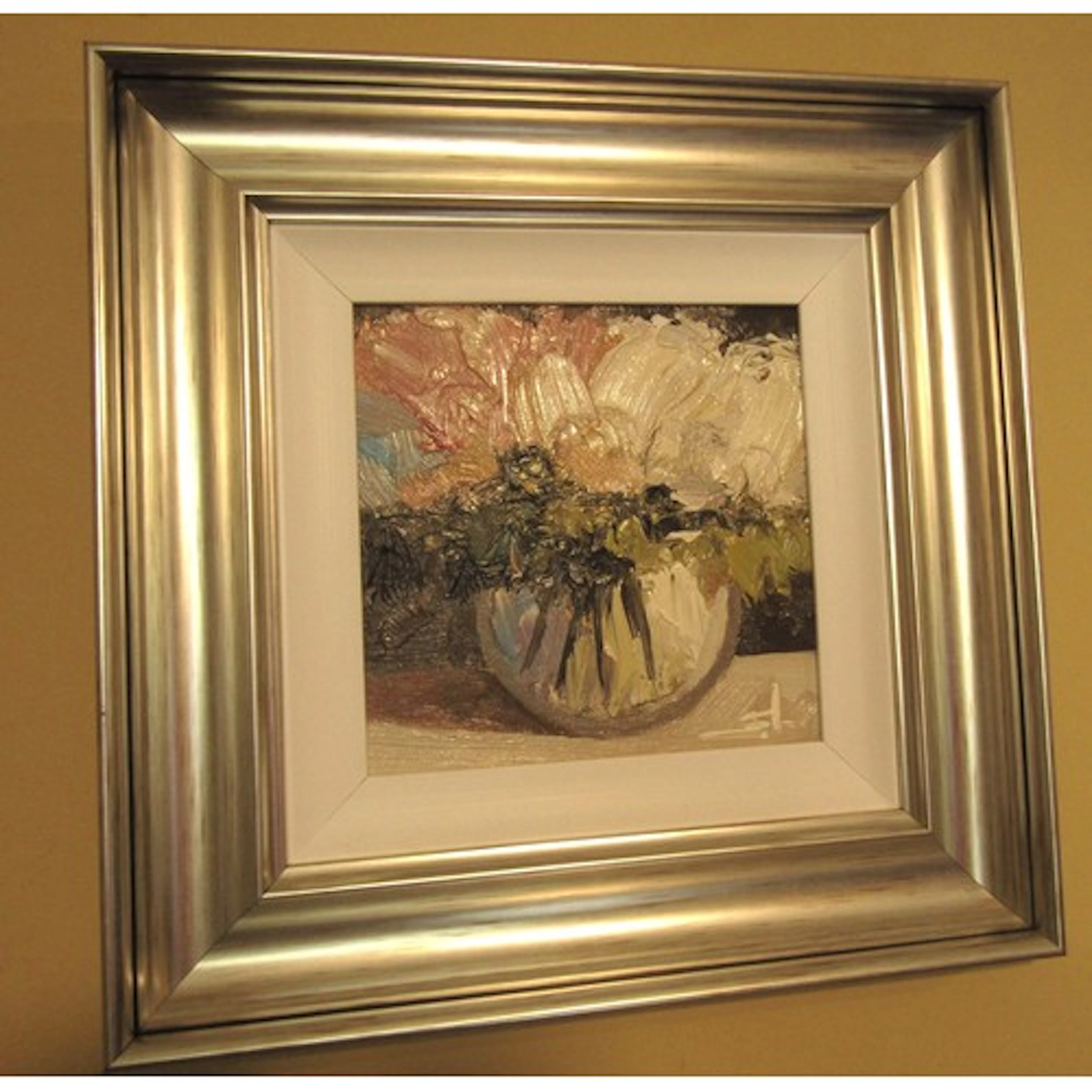 Vivial Mandelia Still Life Oil on Canvas Signed Framed Appro...