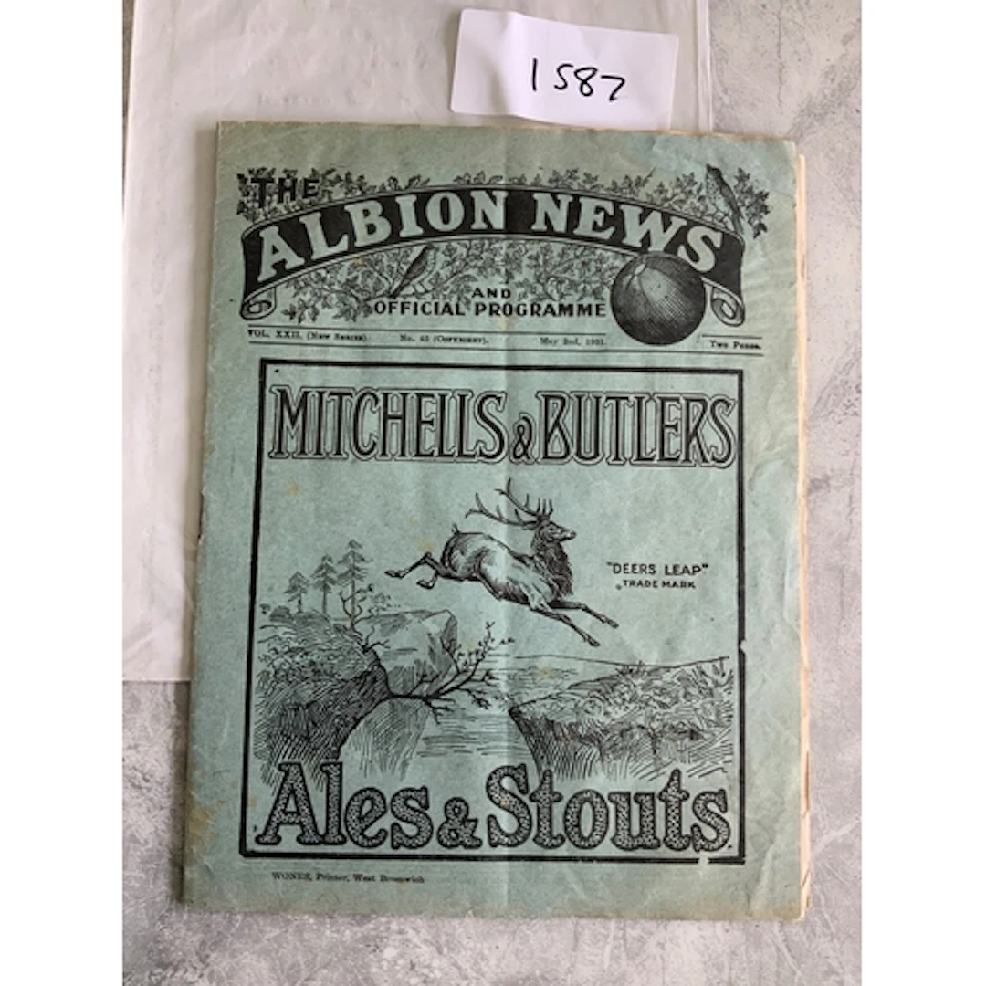 30/31 West Brom v Charlton Special Edition Football Programm...