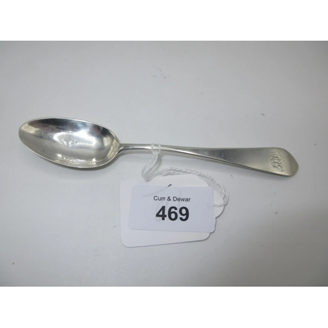 Scottish Provincial Silver Teaspoon Possibly by John Keith B...