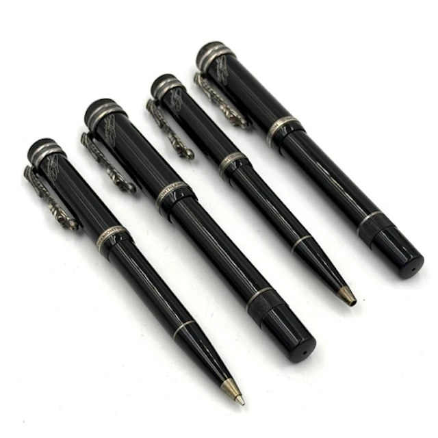 Montblanc Imperial Dragon pens: Two Fountain Pens and Two Bi...
