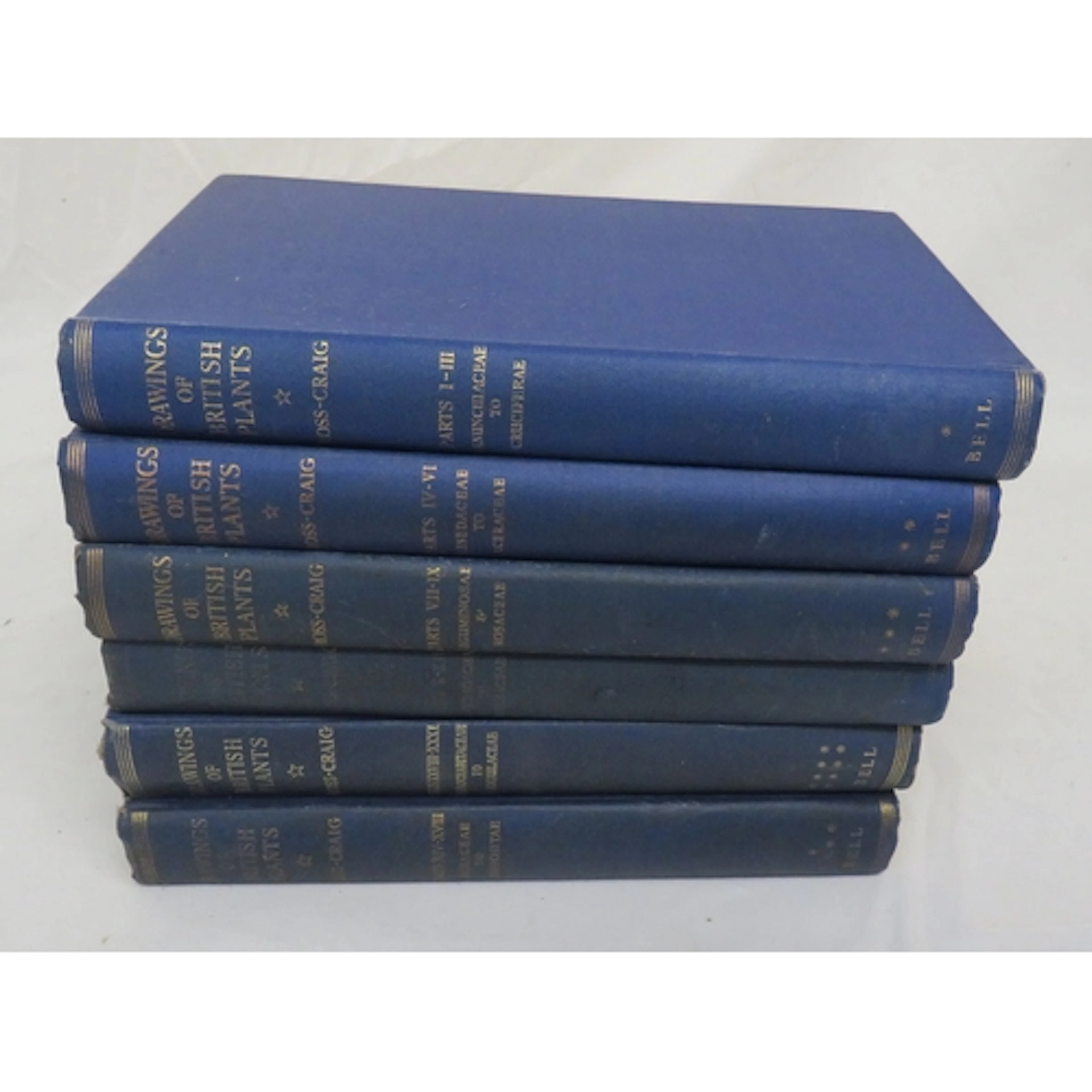 Books: 6 Vols. Drawings of British Plants by Stella Ross-Cra...