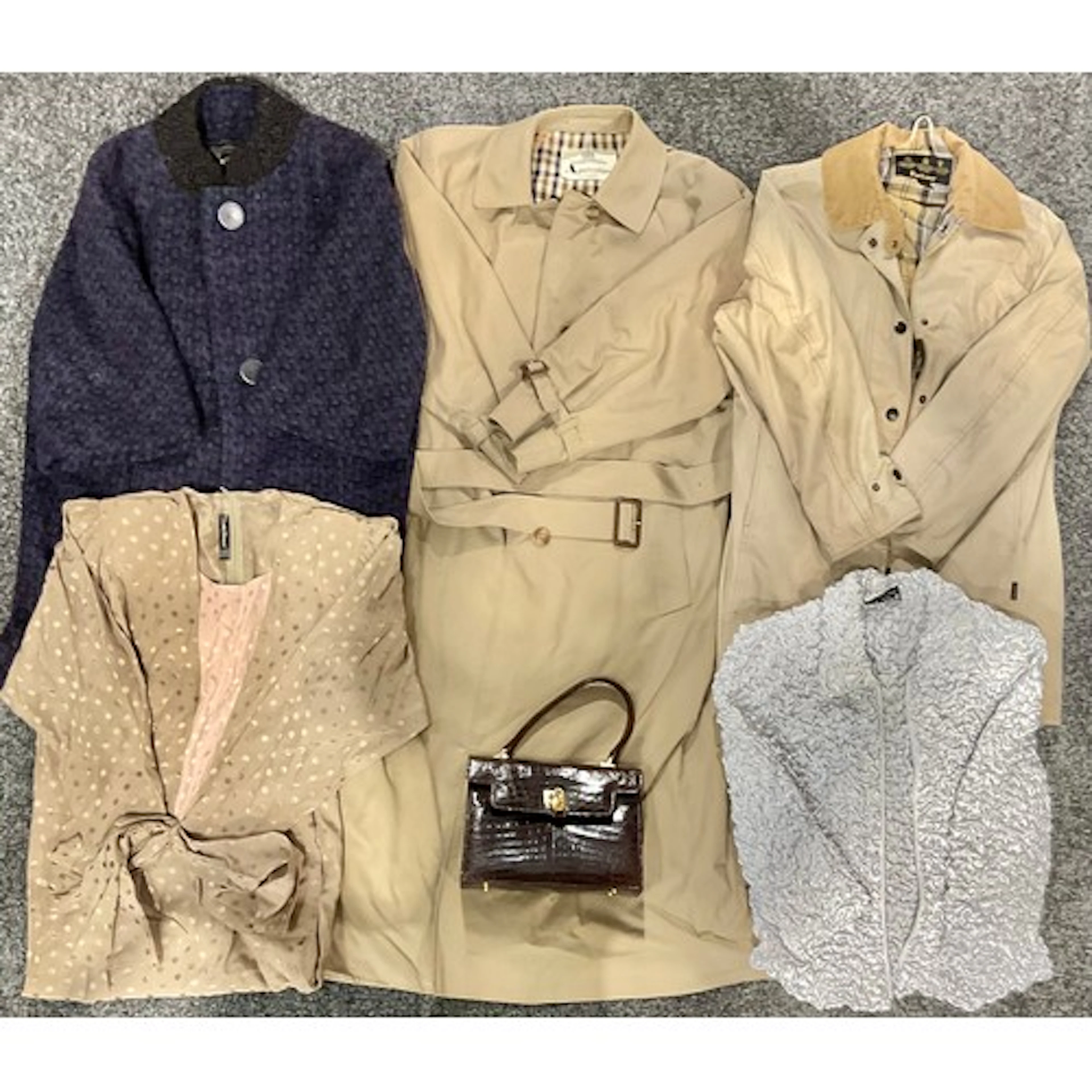 Vintage ladies fashion - Norman Hartnell Tweed coat; Aquascu...