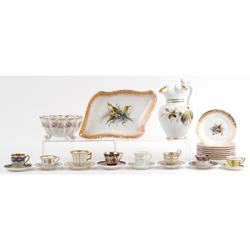 Late 19th century and later porcelain including Rosenthal te...