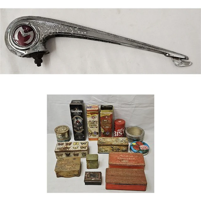 Original Chrome Bonnet Lift Handle for Morris Minor, Vintag...