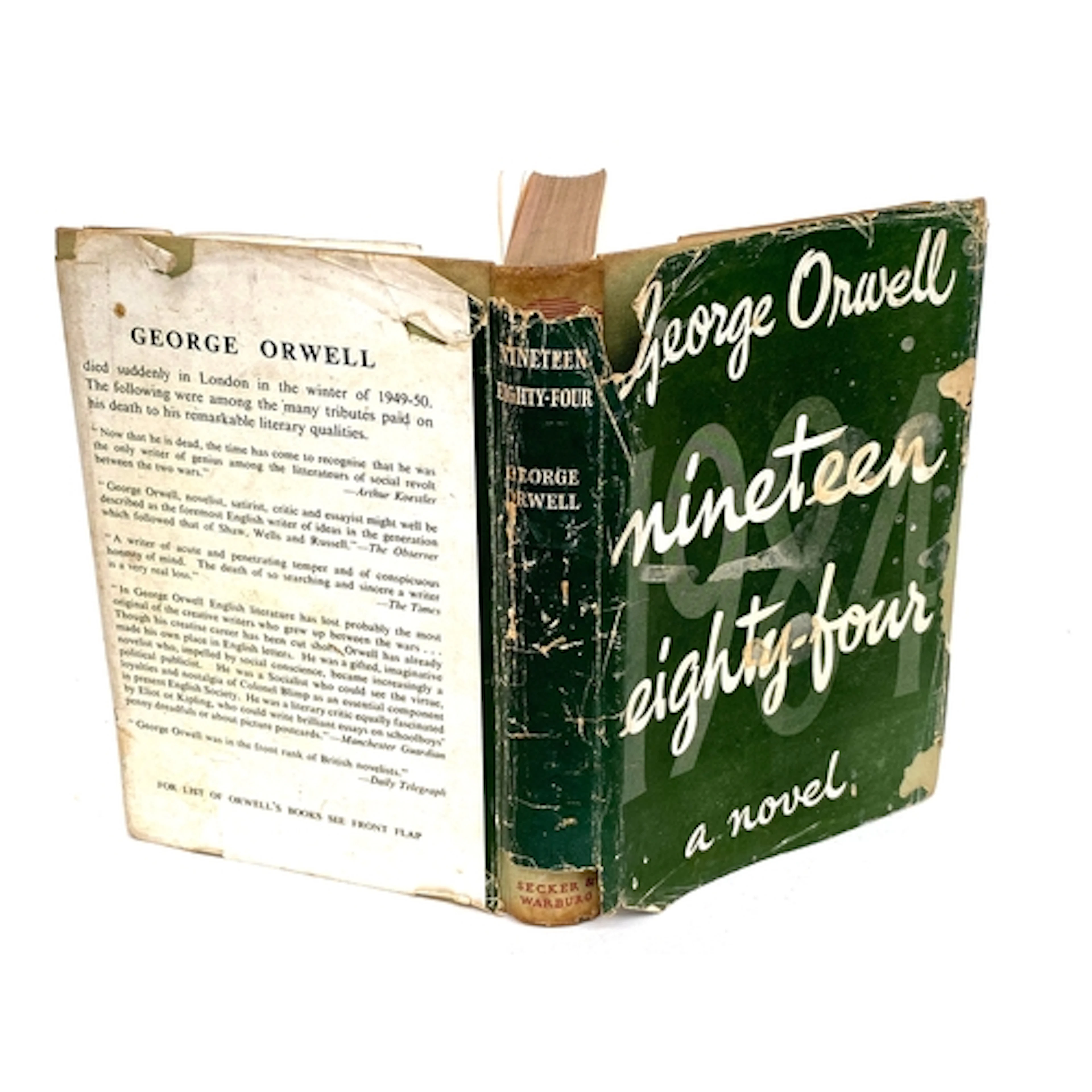 ORWELL, George, 'Nineteen Eighty-Four'. Secker and Warburg '...