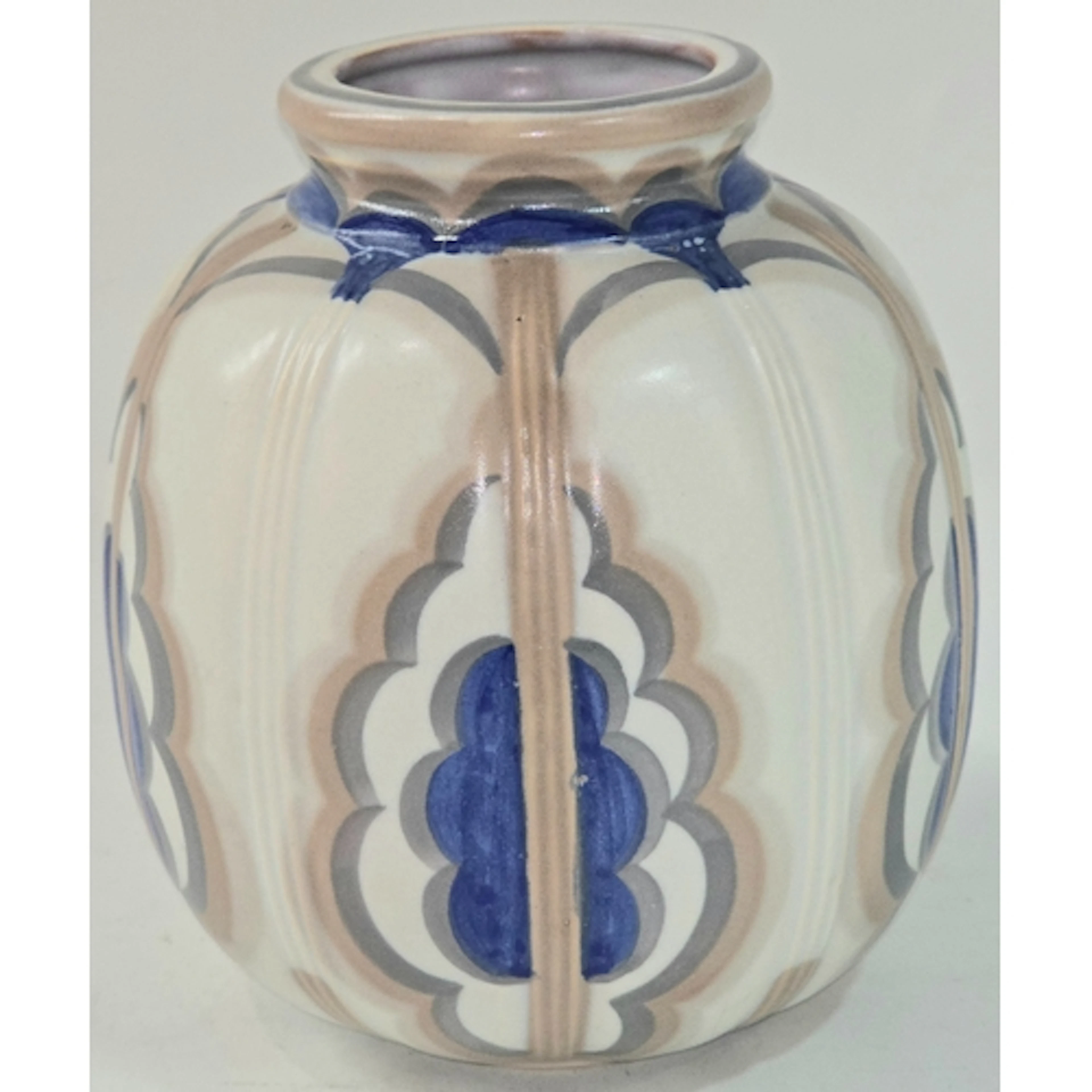 Poole Pottery Carter Stabler Adams RO pattern Art Deco vase ...