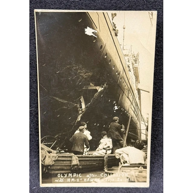 R.M.S. Olympic: R.M.S. Olympic: Olympic after collision wit...