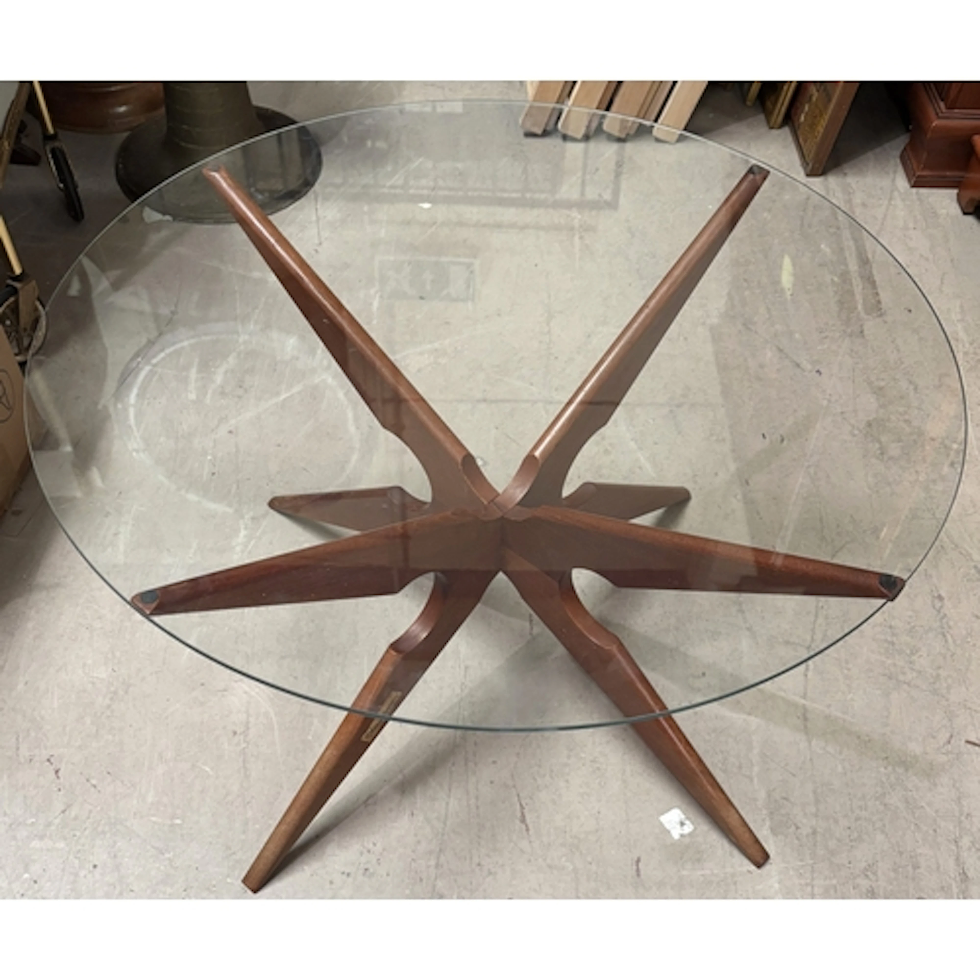 Danish "Sika Mobler" mid century design spider coffee table.