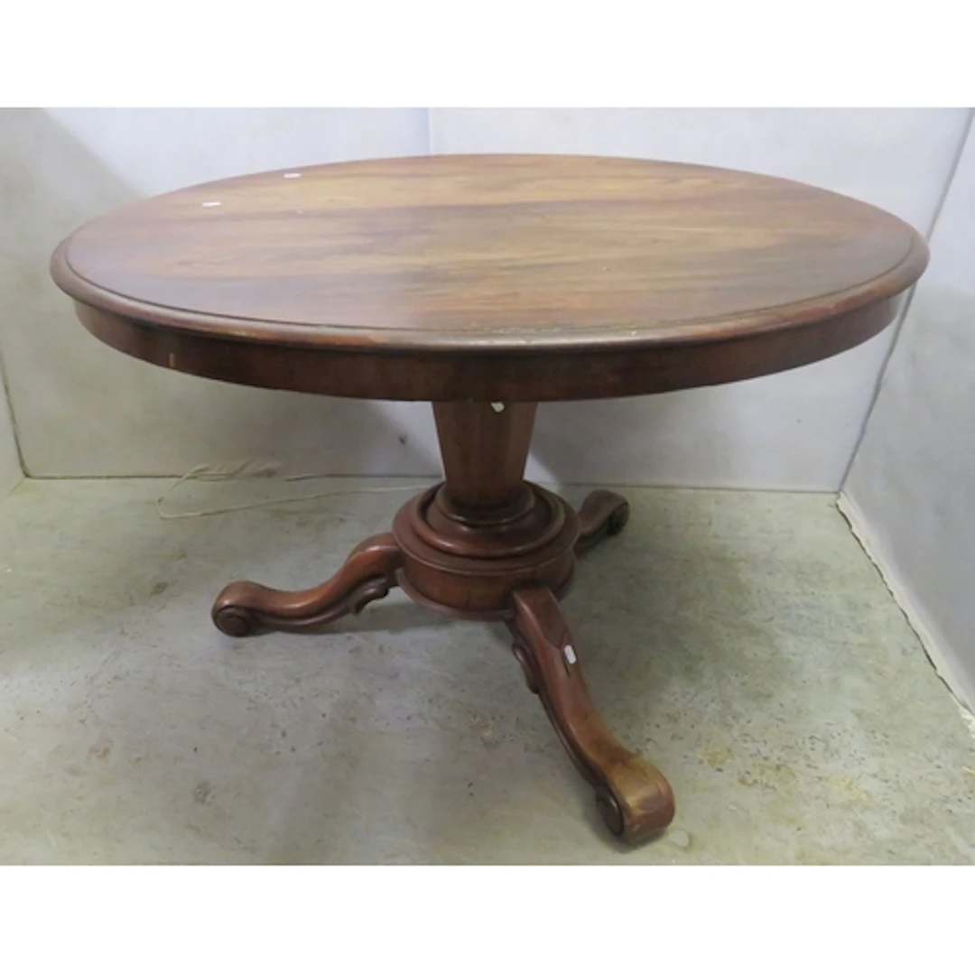 Antique Oak Flip Top Table, carved table, carved supports ap...