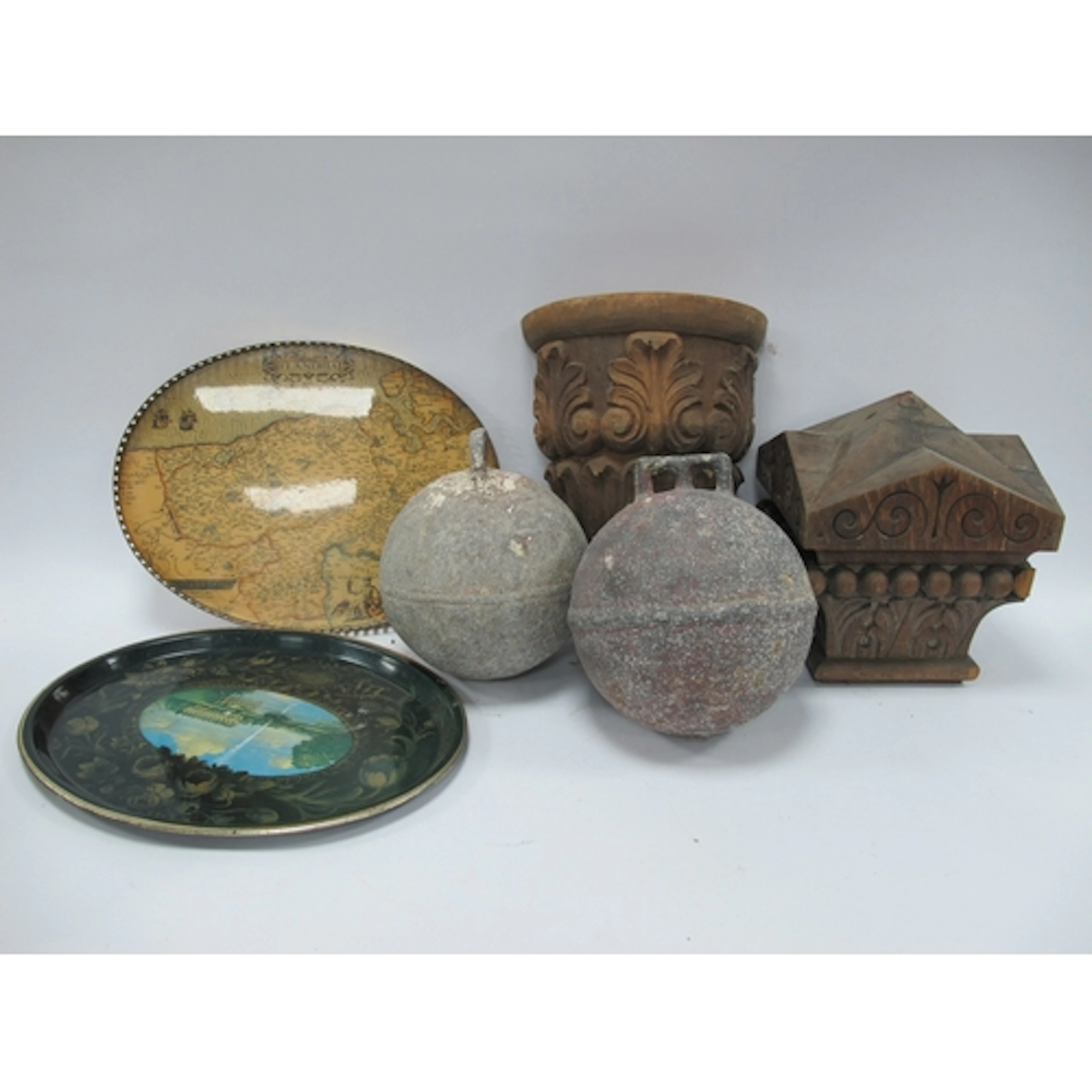 XIX Century American Hollow Round Spherical Fishing Buoy - o...