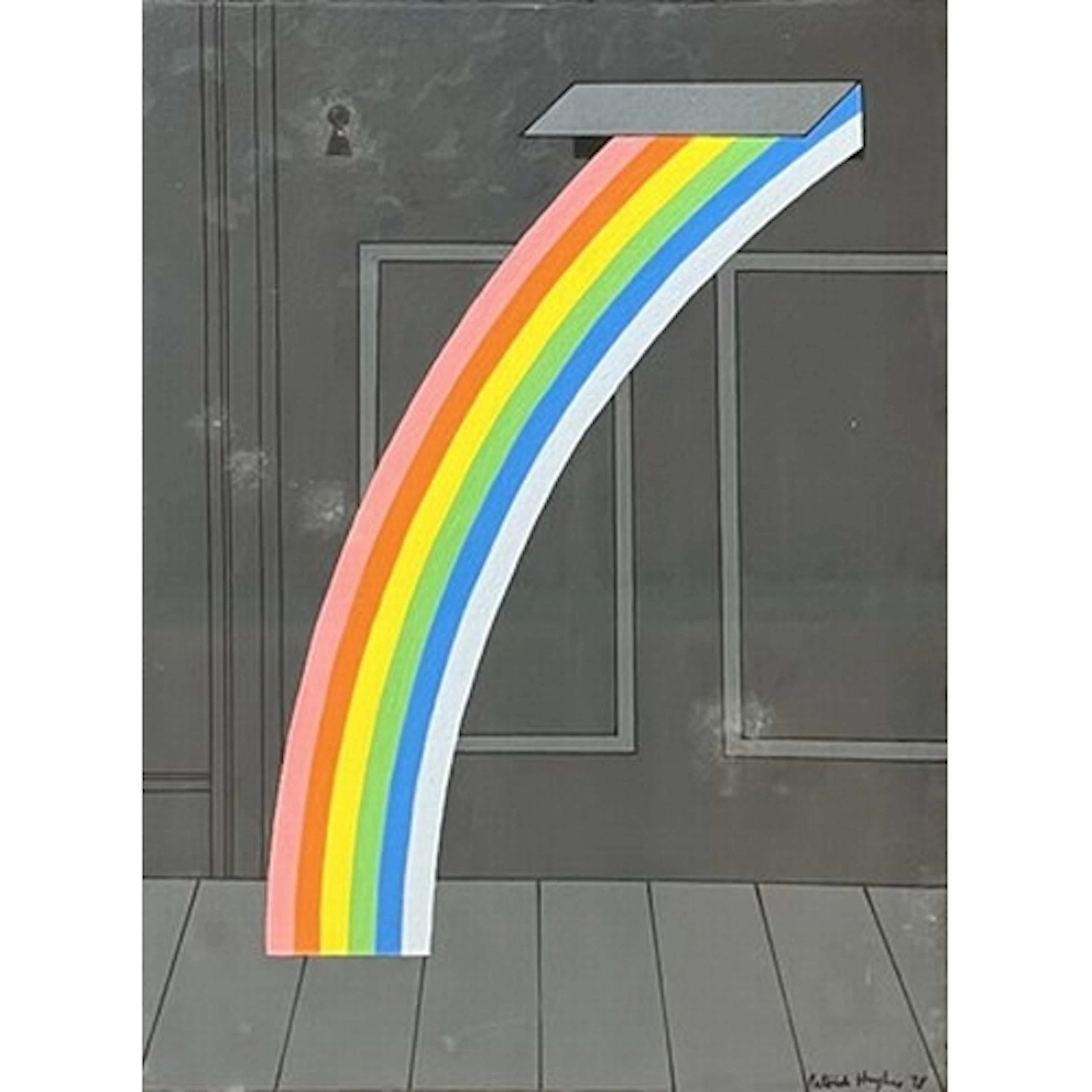 Patrick Hughes (British, b. 1939) Door Spectrum, 1978 Acryli...