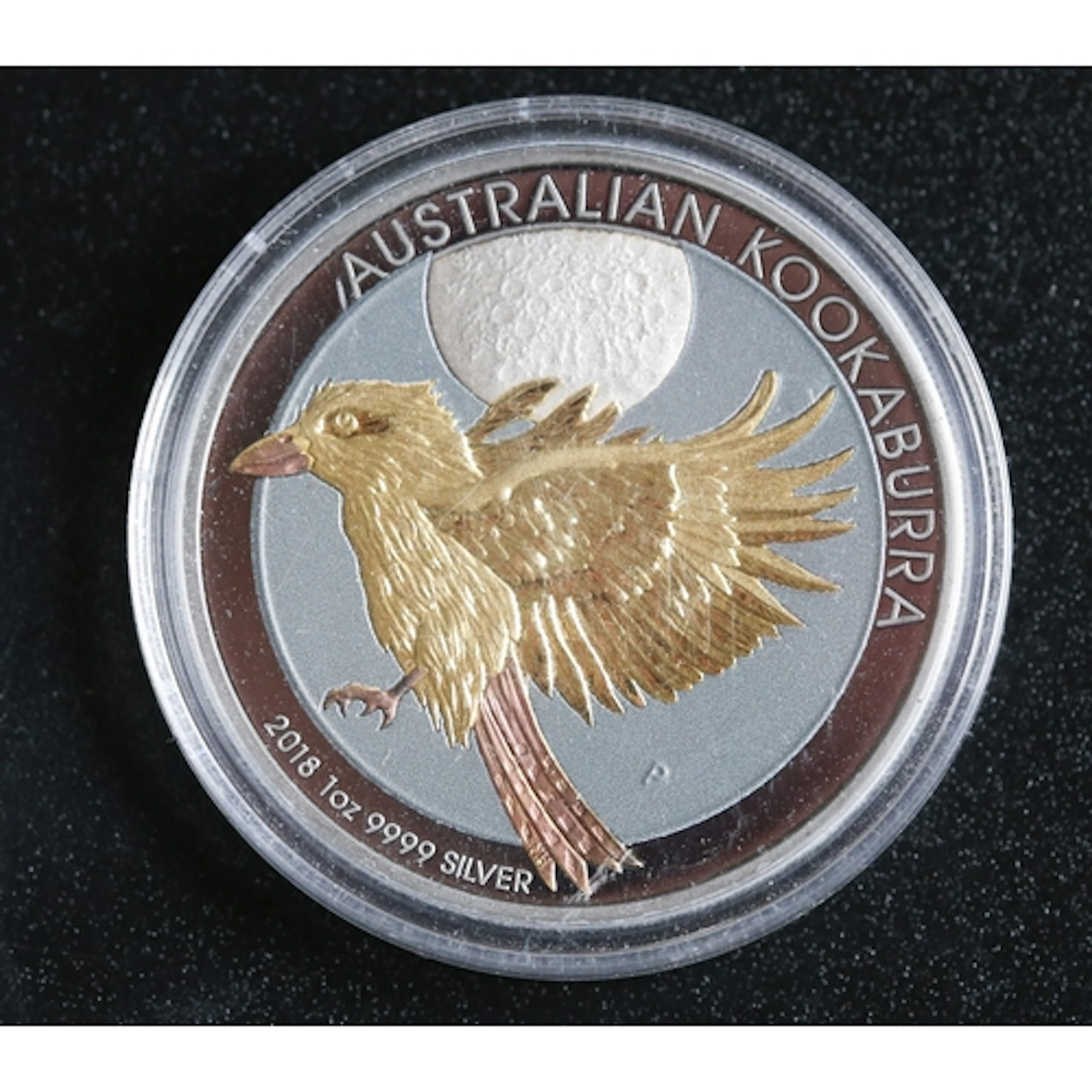 1 Ounce Fine 999.9 Silver 1 Dollar Coin Black Ruthenium Fini...
