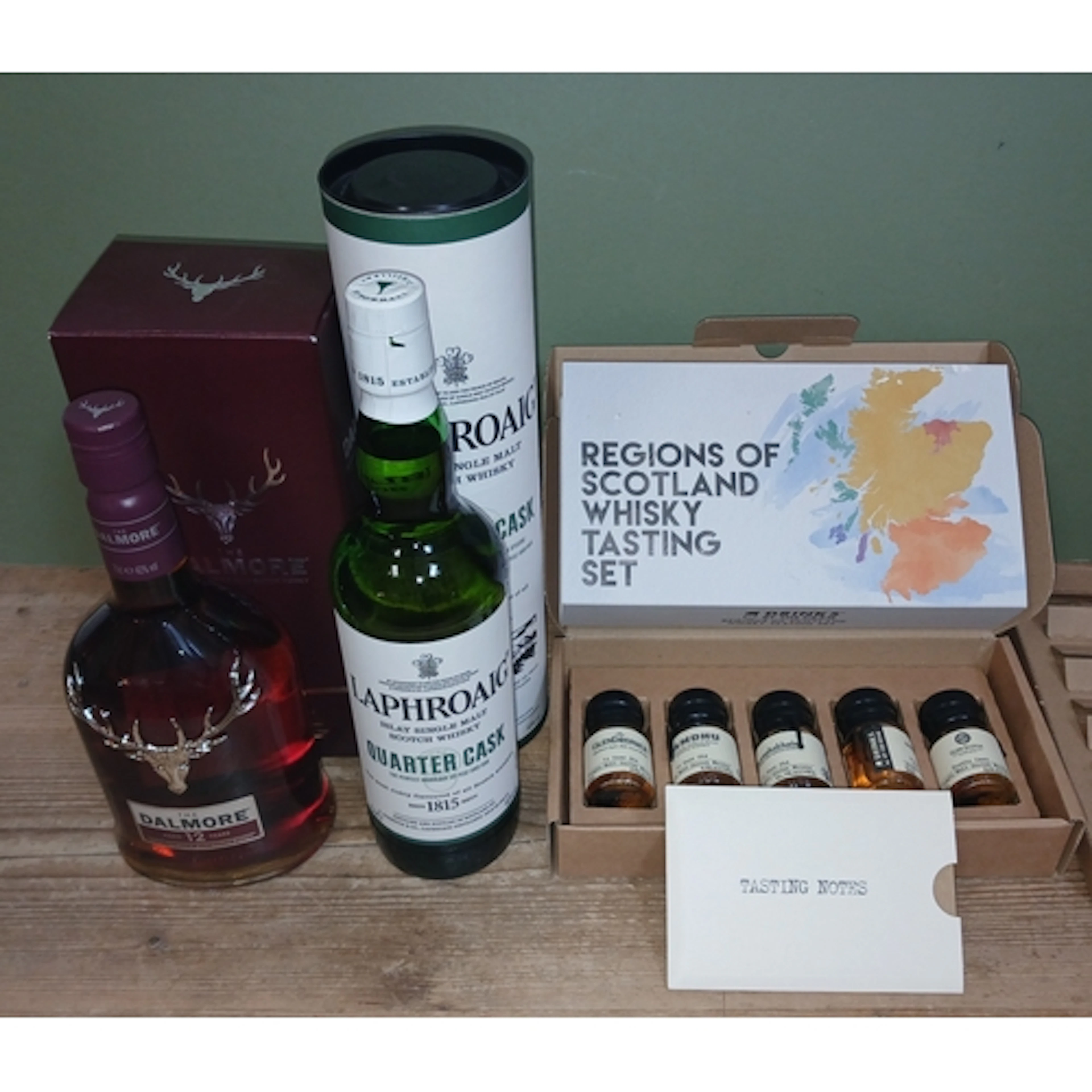 Two bottles of single malt scotch whisky; Dalmore 12 year an...