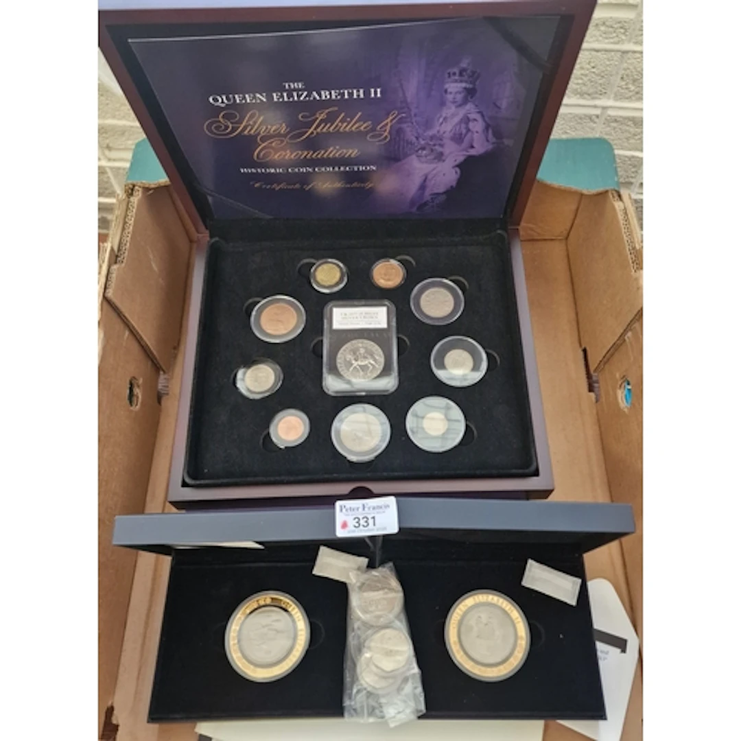 Collection of coinage to include: Westminster Royalty dual p...