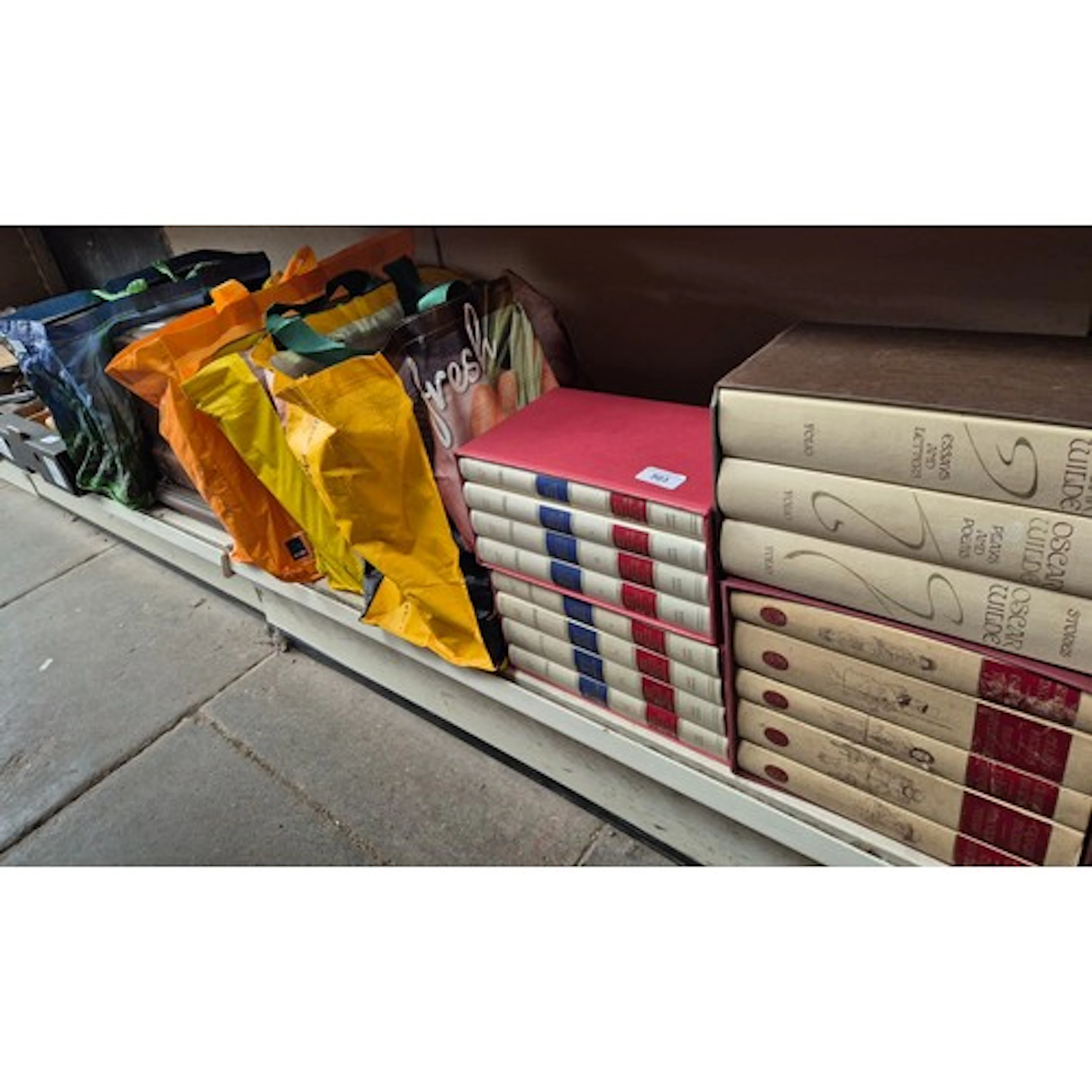 3 sets of Folio Society books (16 books), a vintage hand cra...