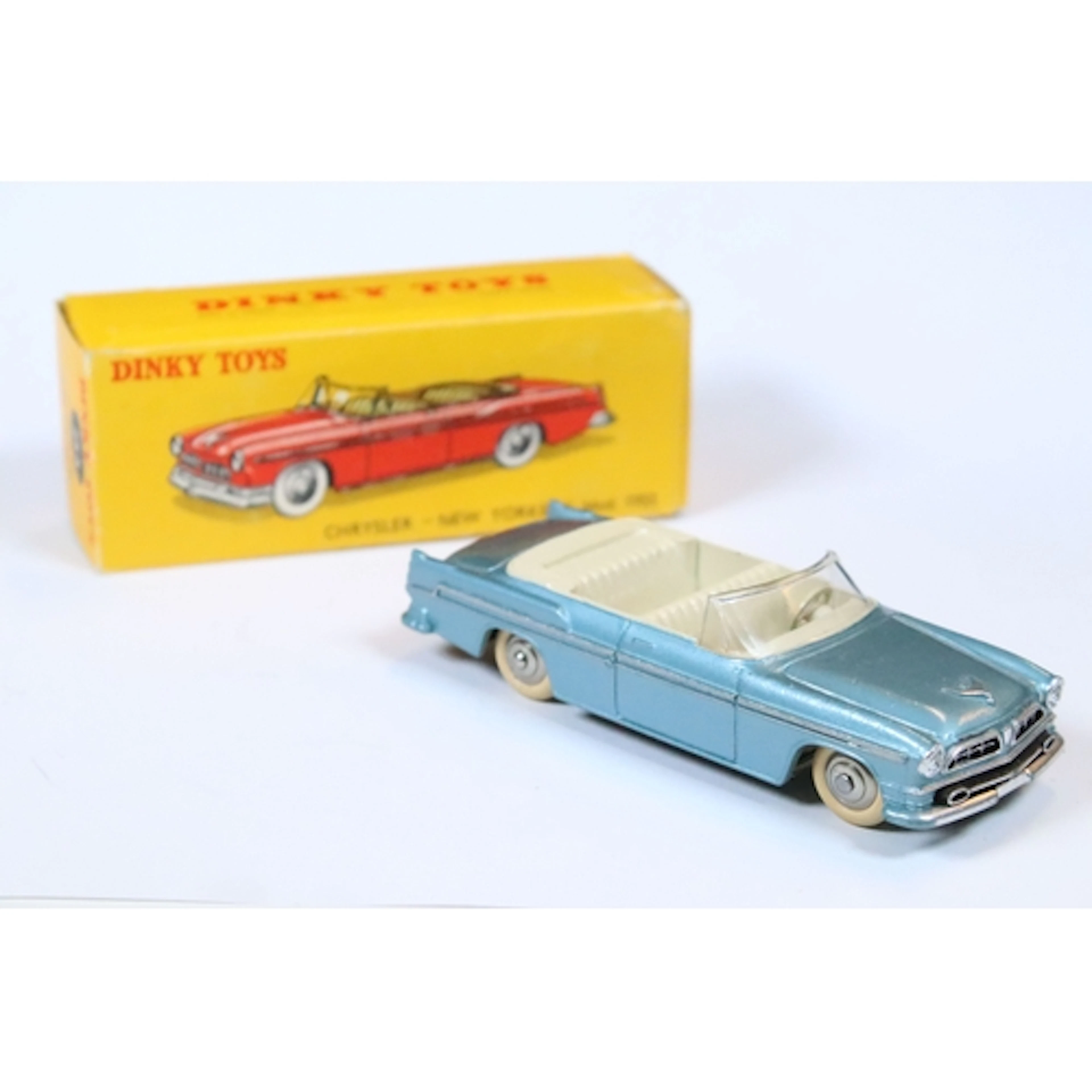 Boxed French Dinky 24A Chrysler New Yorker mod 1955 diecast ...