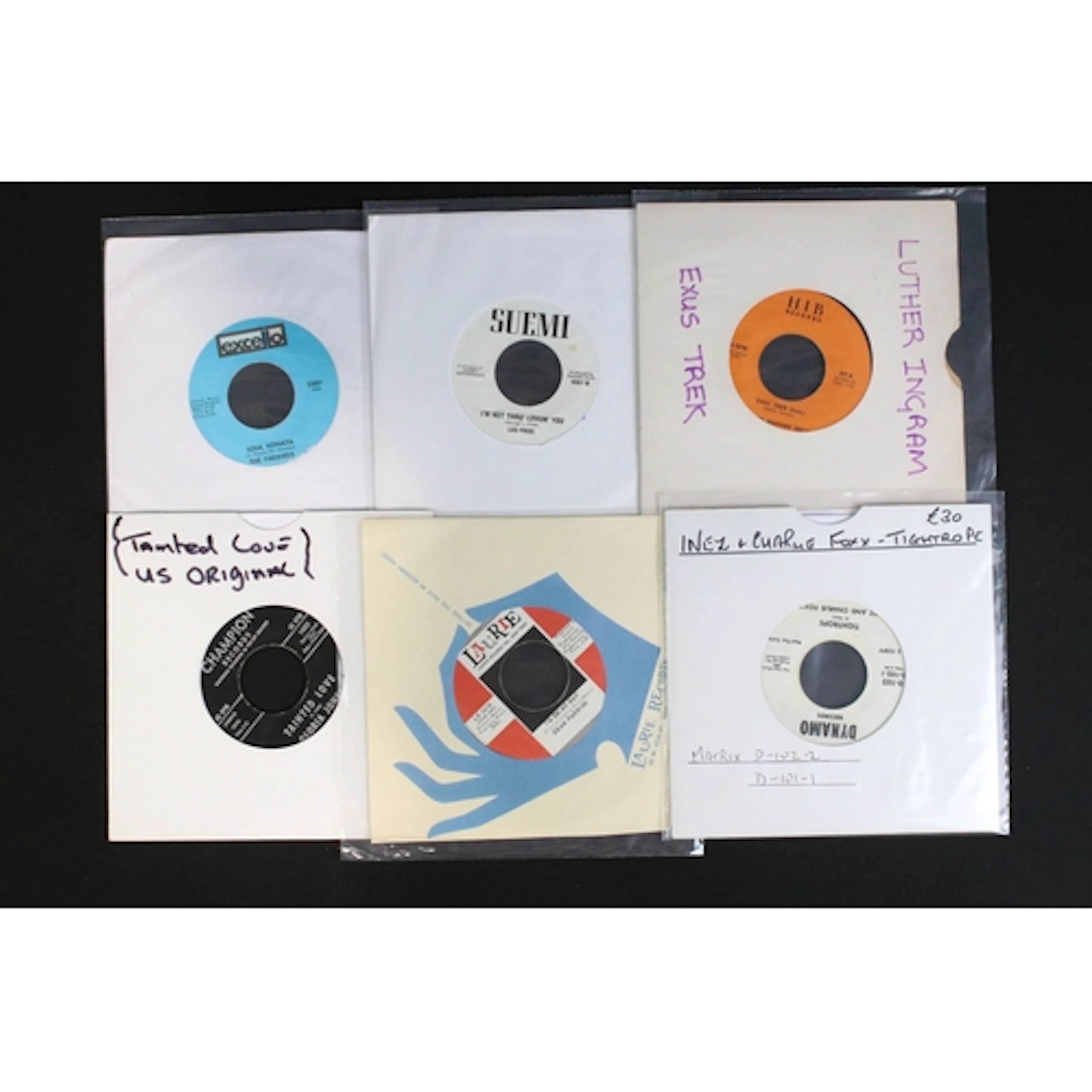Vinyl - 5 Northern Soul 1970’s pressing of 1960’s 7” singles...