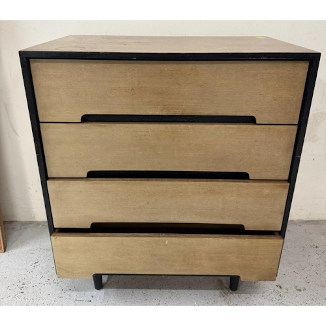A Stag mid-century four drawer chest of drawers. Height 92cm...
