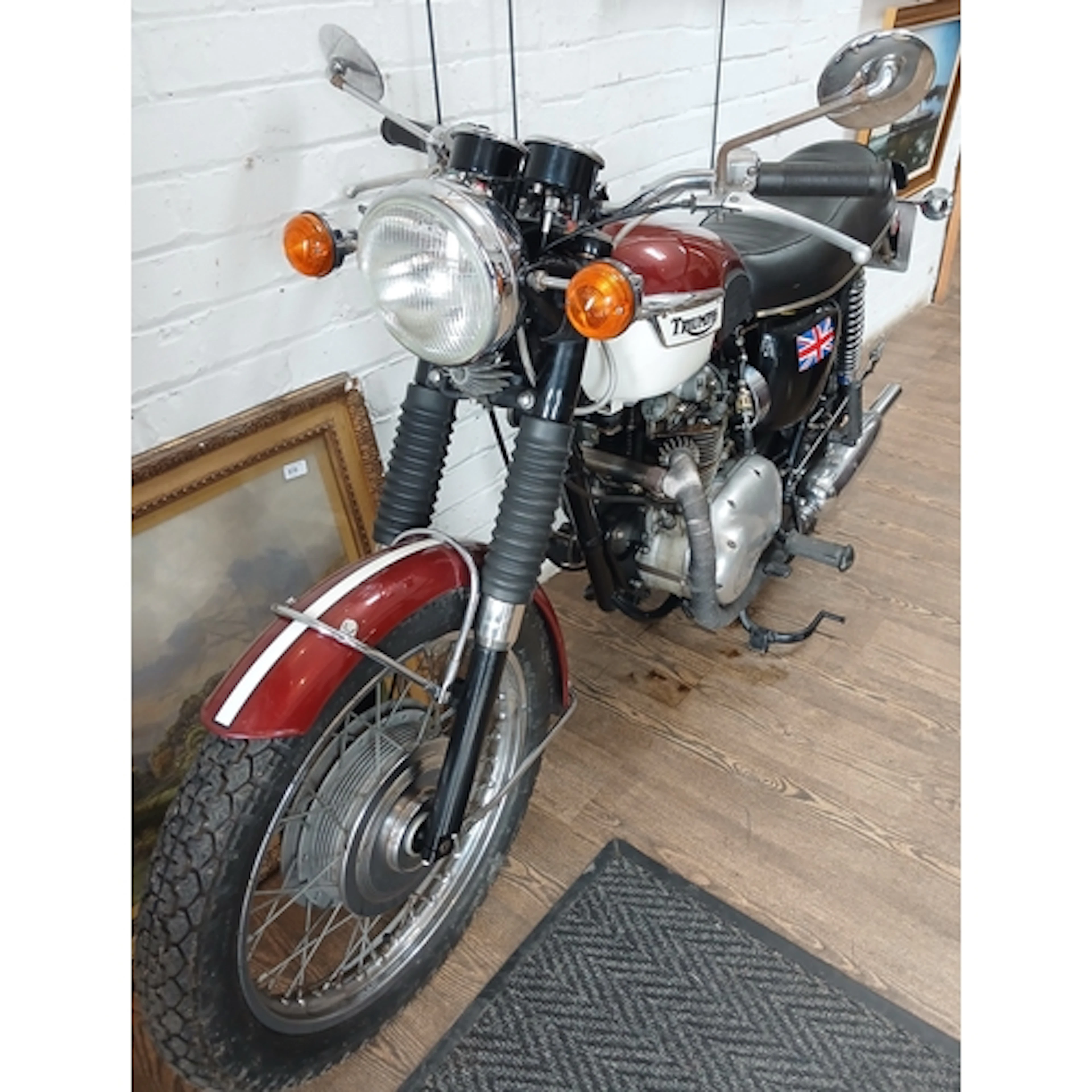 1972 Triumph Daytona T100R 500cc motorcycle, engine/frame no...