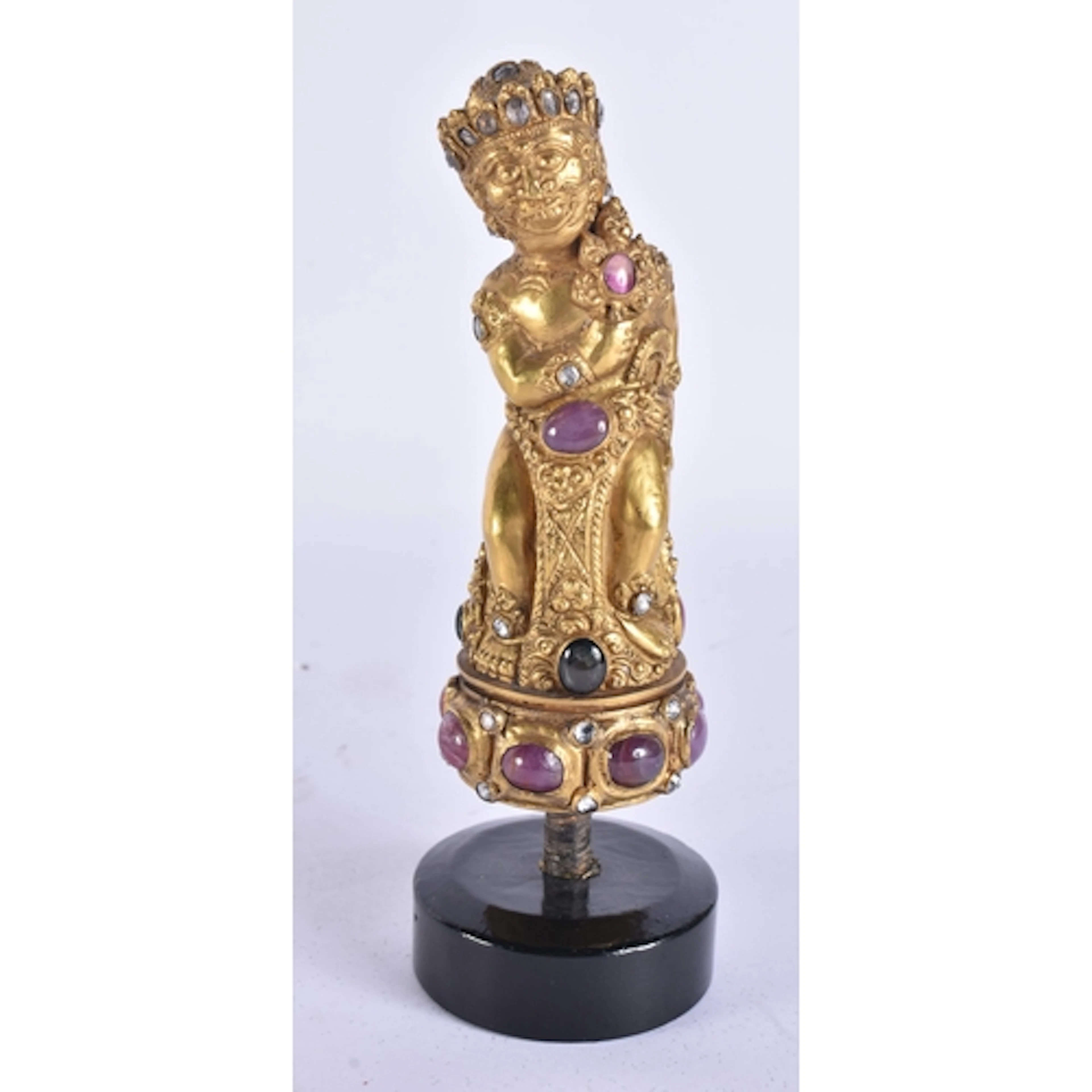 A FINE 18TH/19TH CENTURY INDONESIAN HIGH CARAT GOLD KRISS DA...