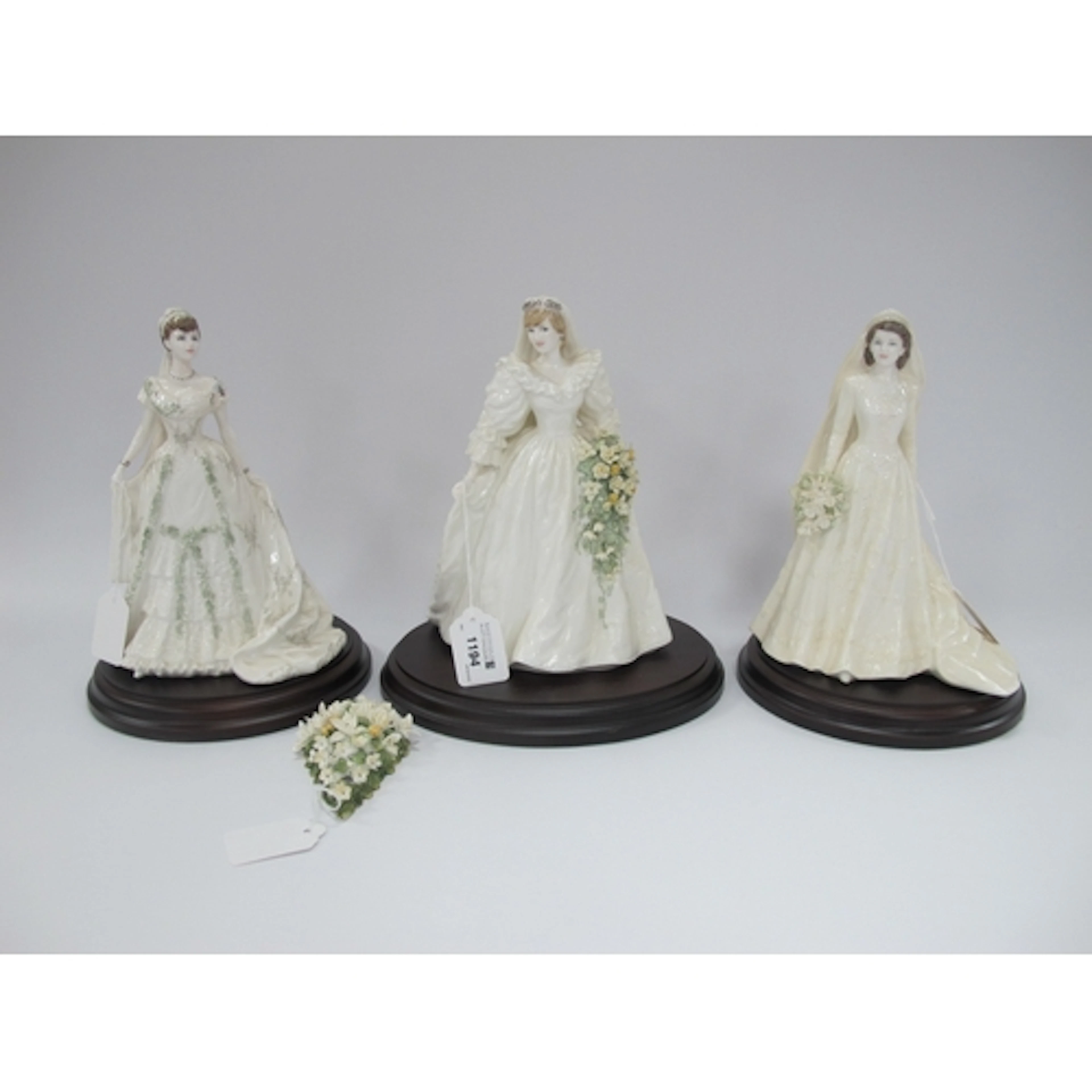Coalport Royal Brides Figurines - The Queen, and Queen Mary,...