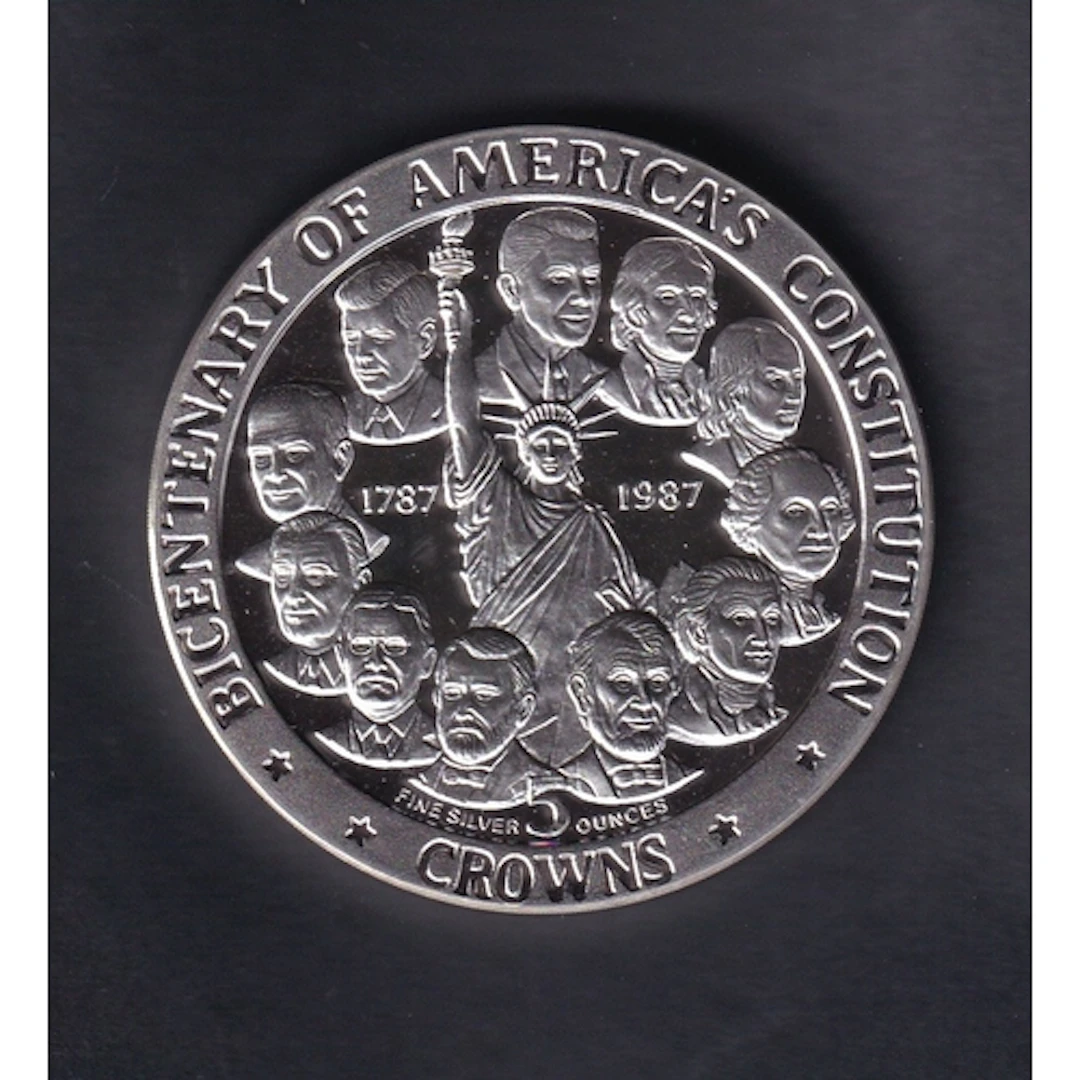 1987 Isle of Man, Bicentenary of America’s Constitution comm...