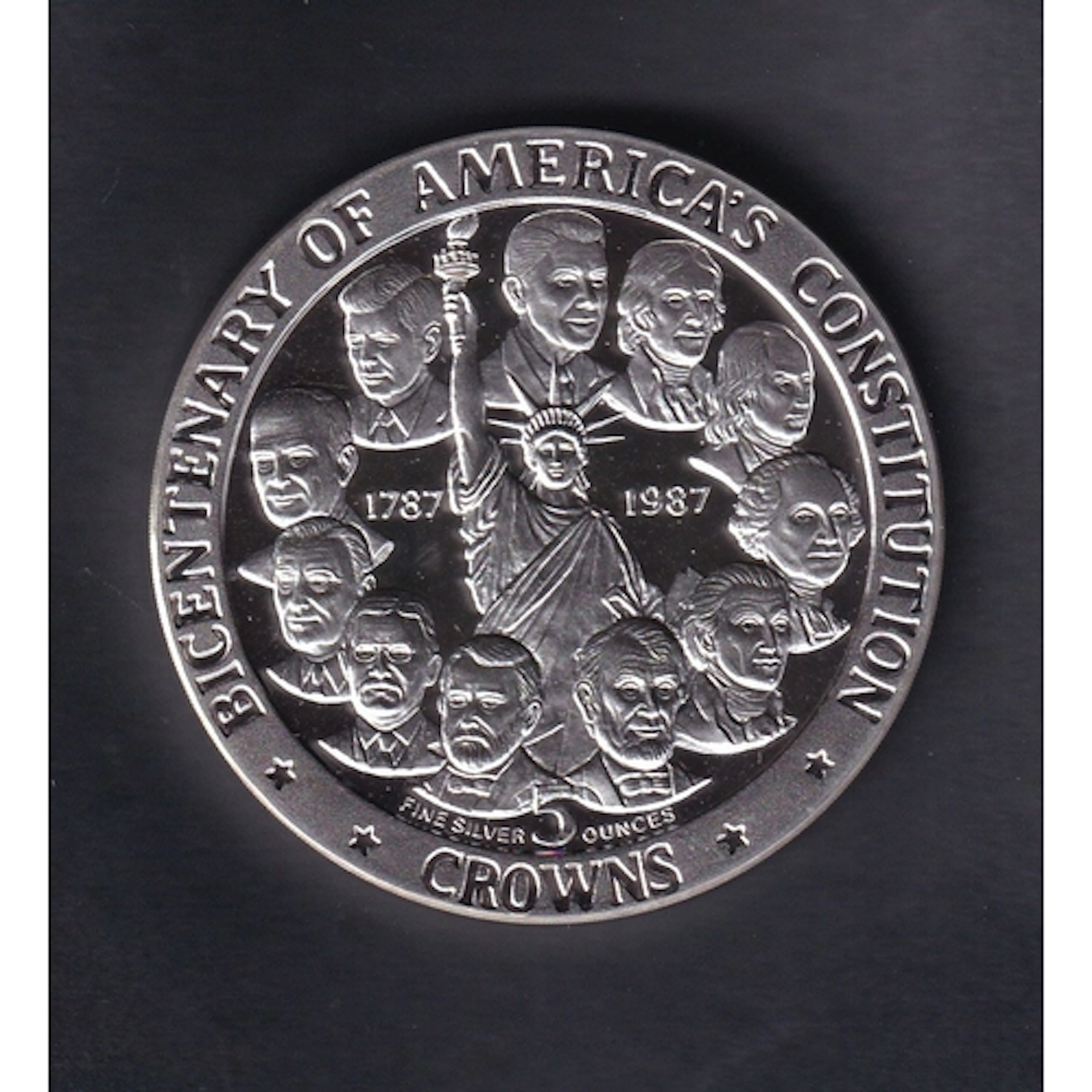 1987 Isle of Man, Bicentenary of America’s Constitution comm...