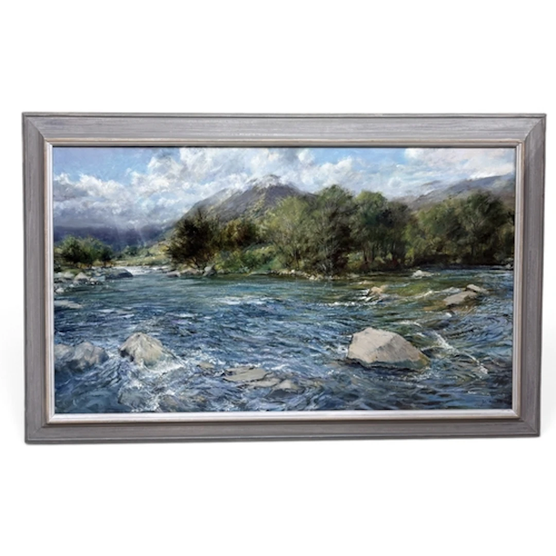 JOHN ALFORD (BRITISH, B.1929): 'THE GLASLYN AT BEDDGELERT' O...
