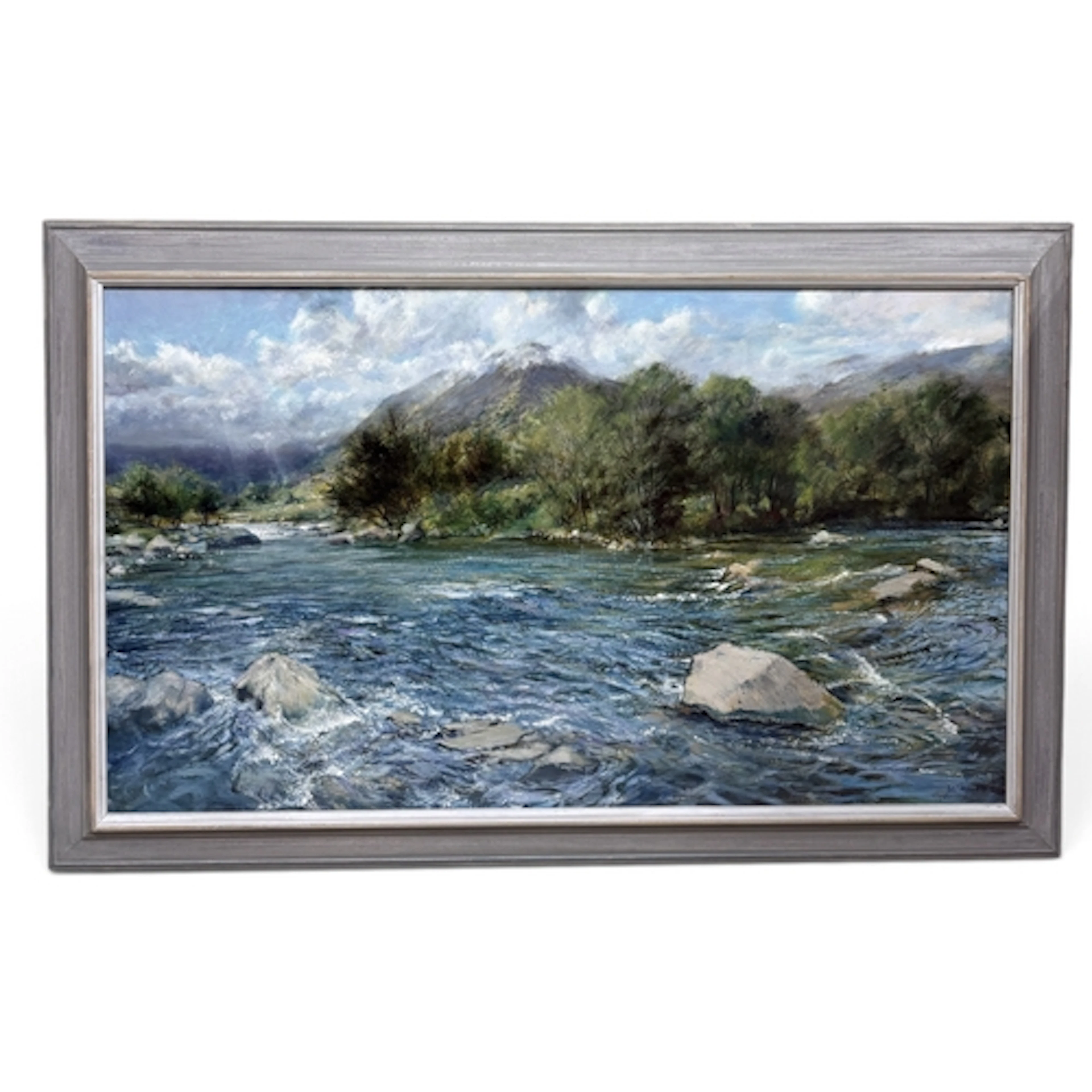 JOHN ALFORD (BRITISH, B.1929): 'THE GLASLYN AT BEDDGELERT' O...