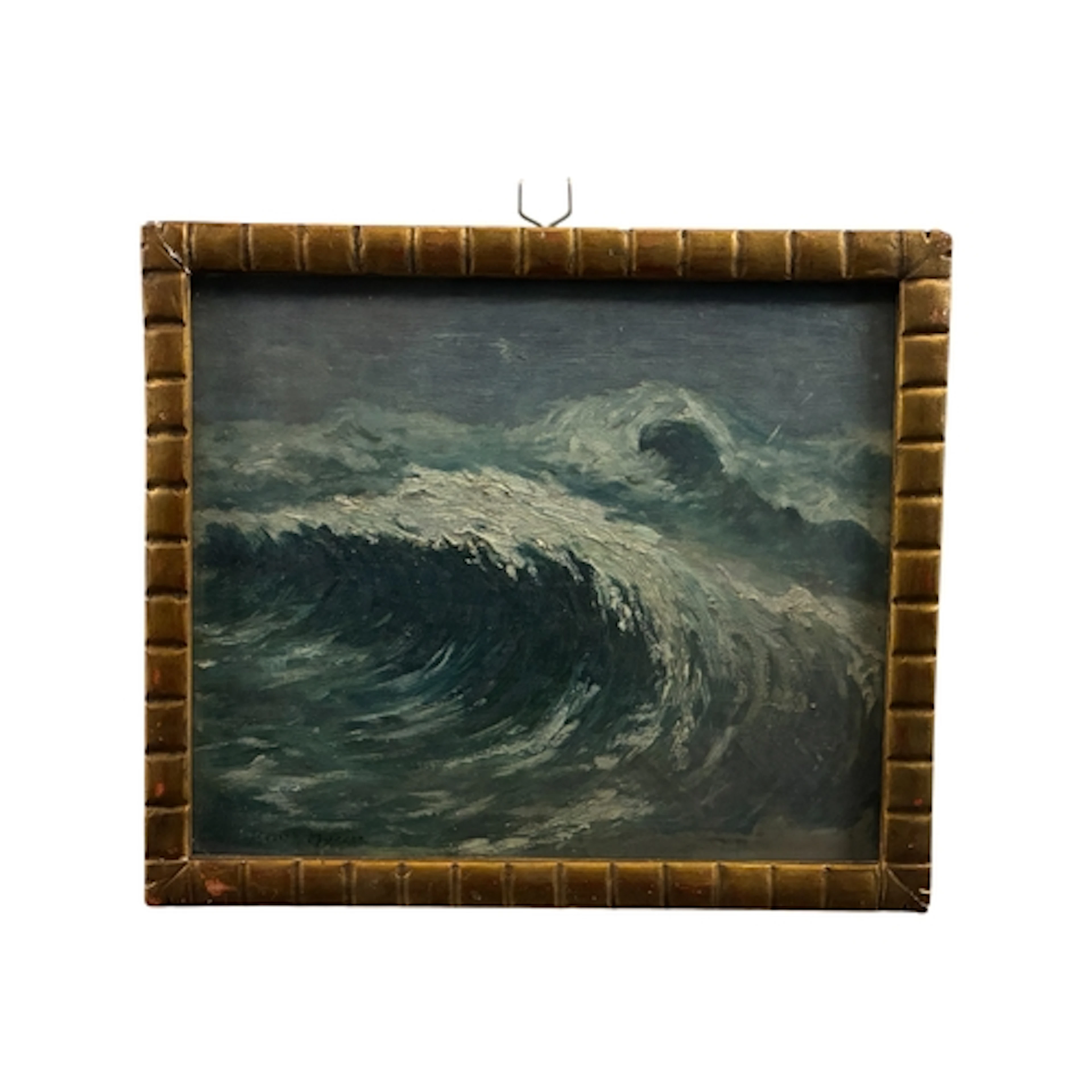 Manner of Henry Moret (1856-1913) - The Wave, oil on board, ...