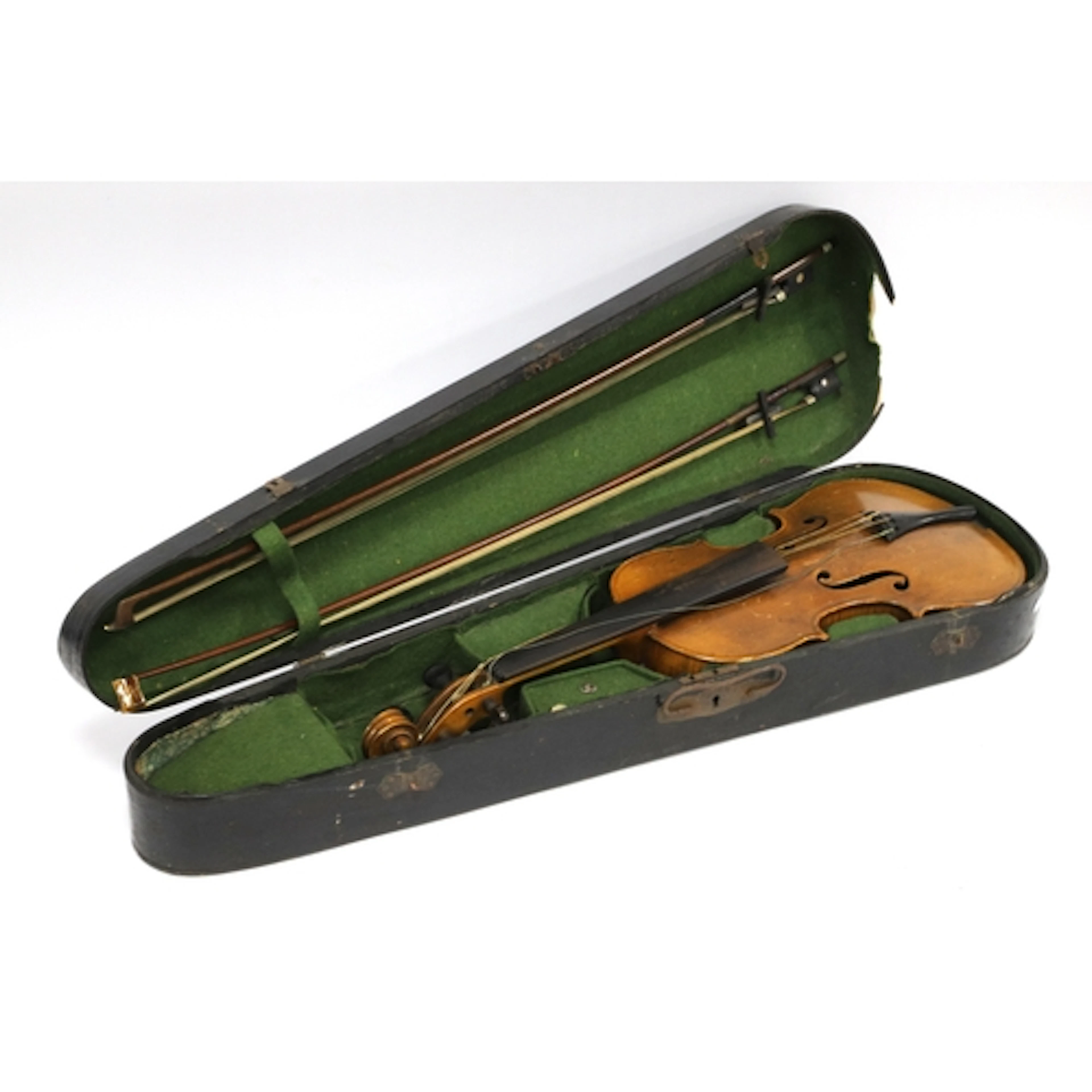 An Early XX Century Violin with Two Piece Back, no label, wi...