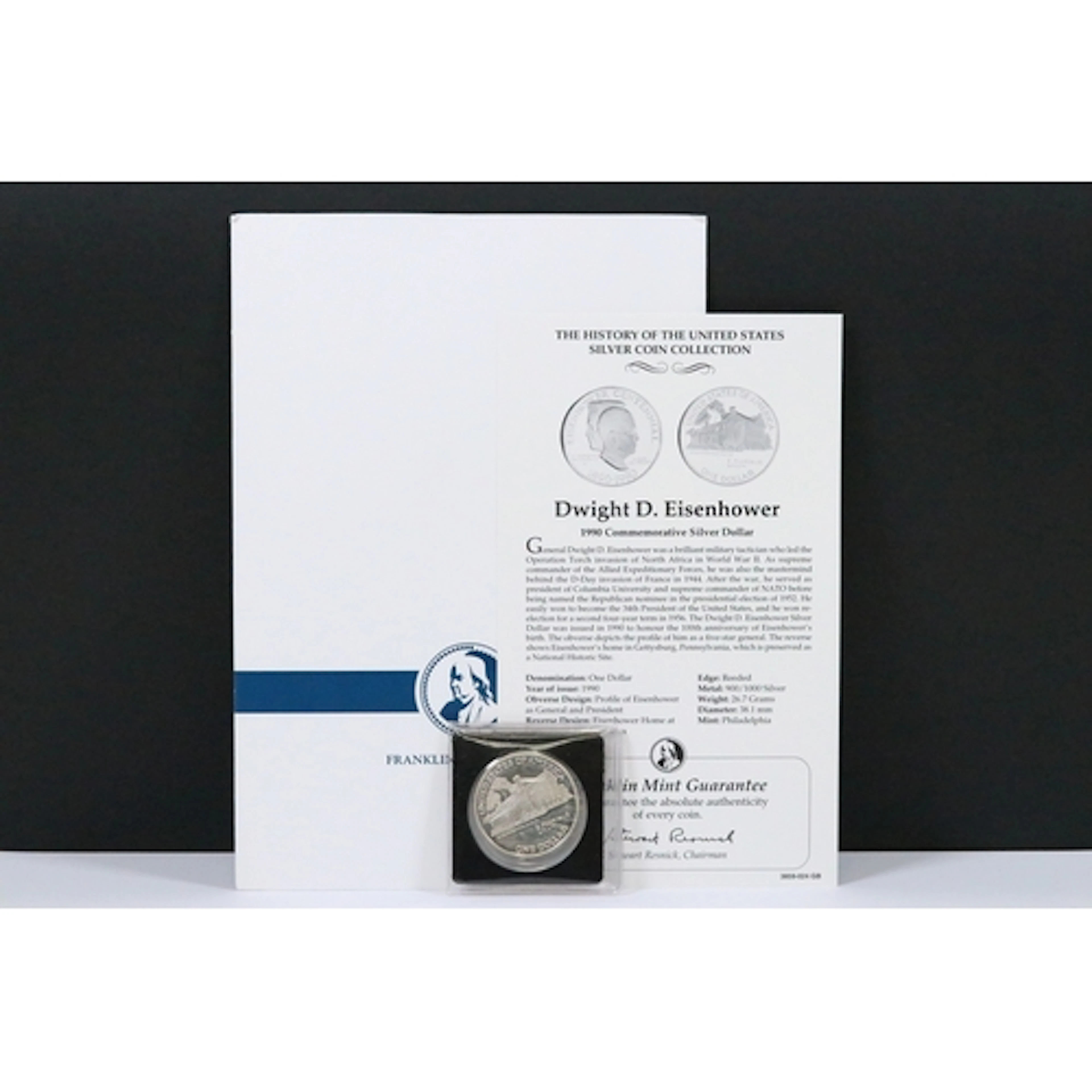 A United States of America commemorative birth of Dwight D E...