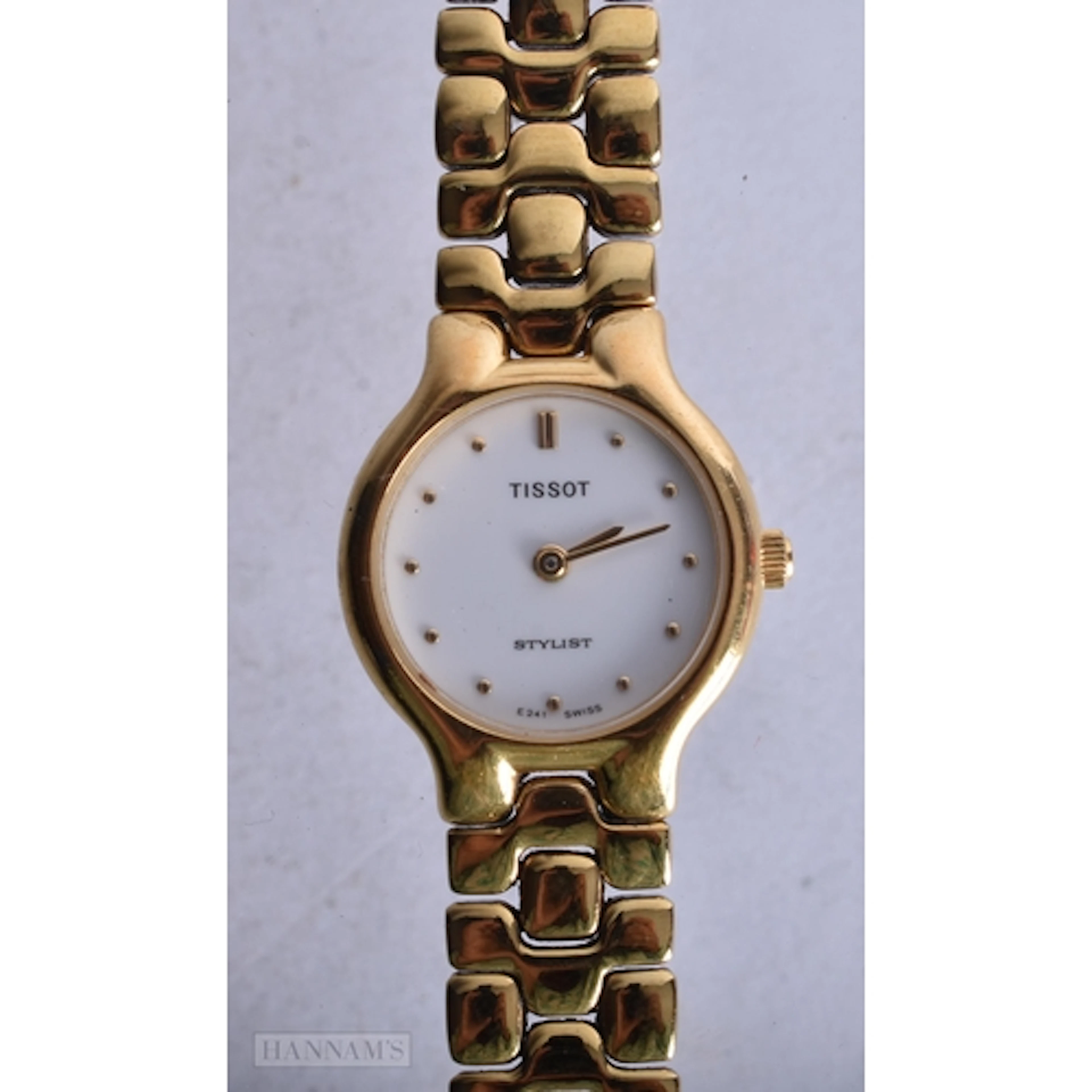 A TISSOT WRIST WATCH. Untested. 2.25 cm wide.