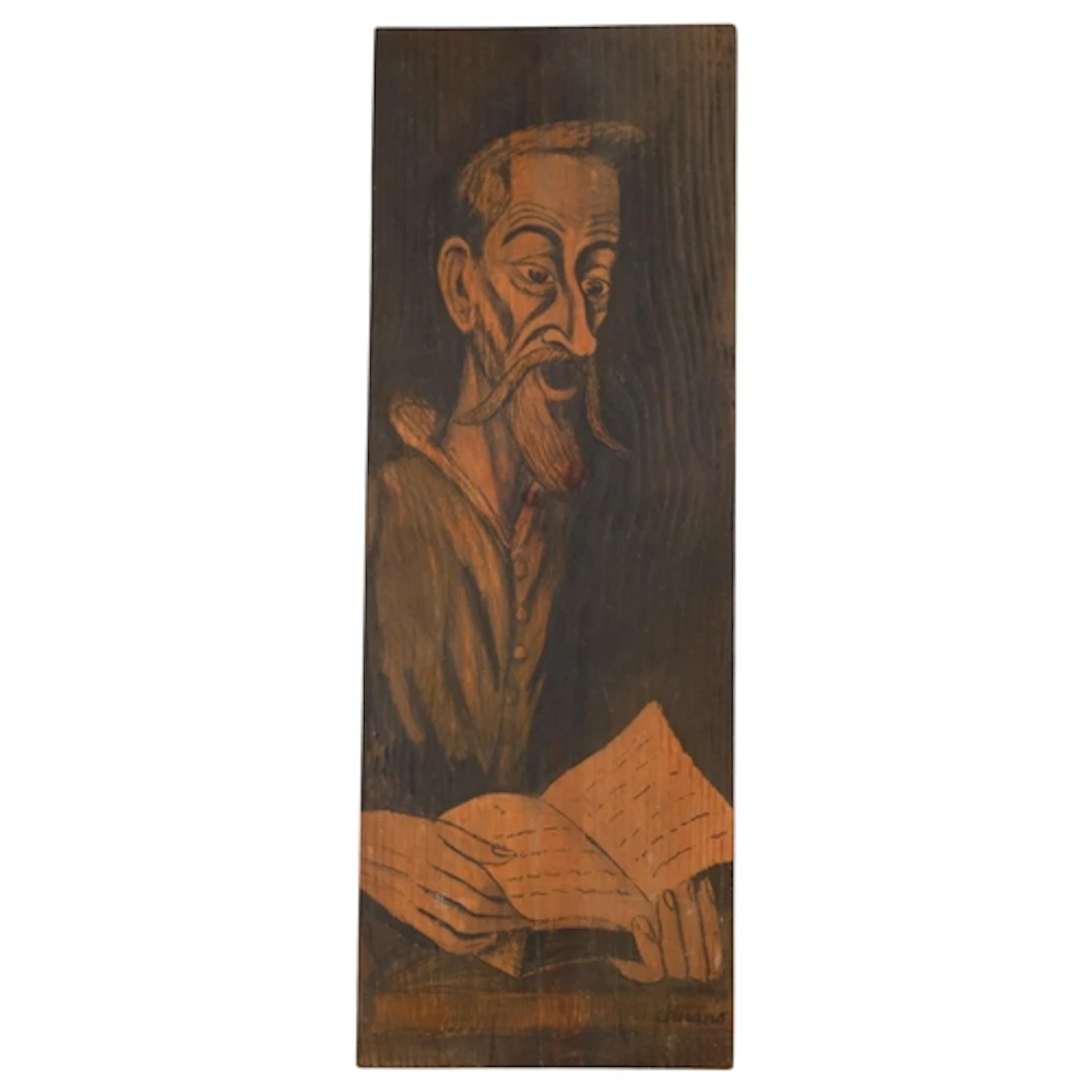 Attributed James Reeve (1939-2024), "Chileno" study of a man...