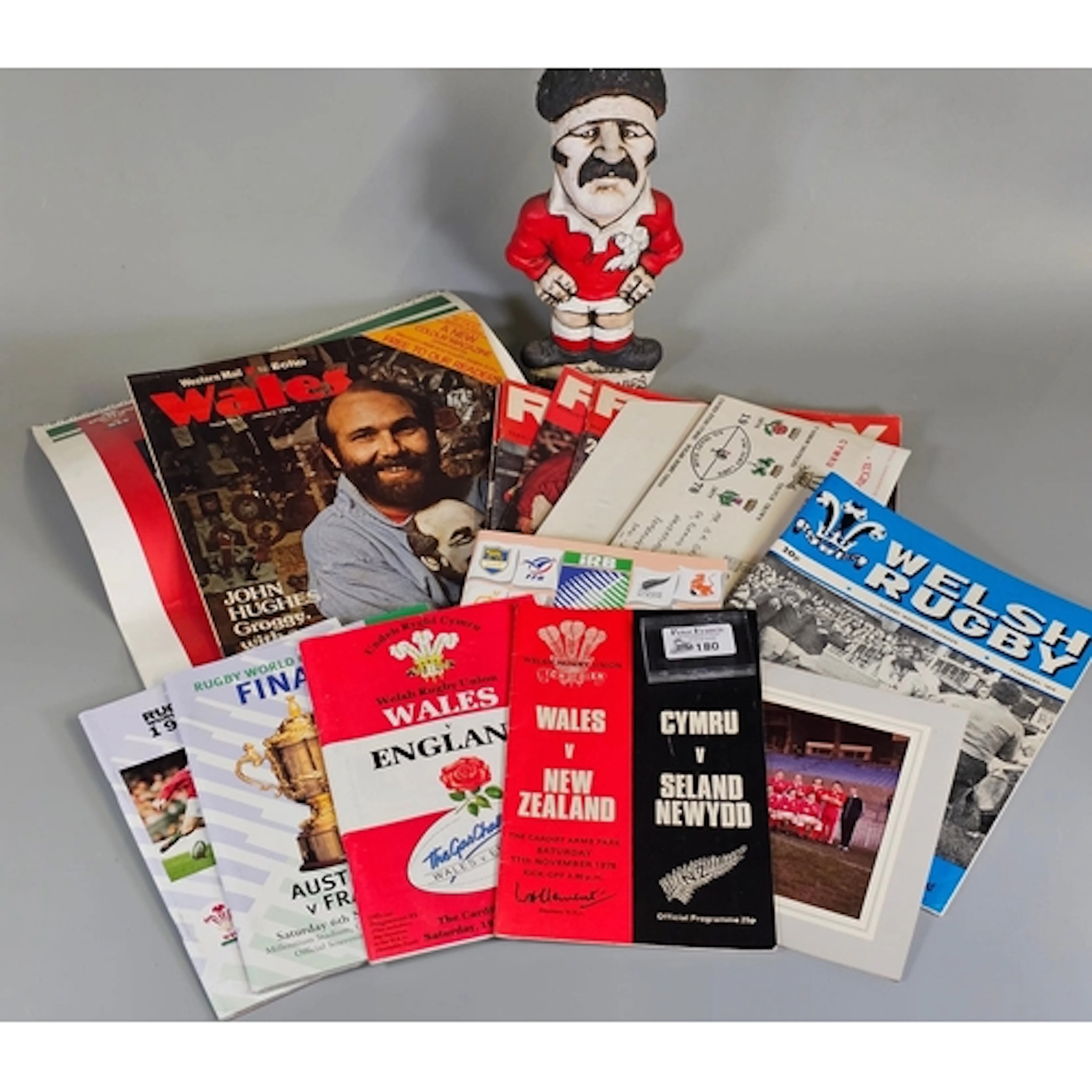 Collection of Rugby Union Memorabilia mainly related to Wale...