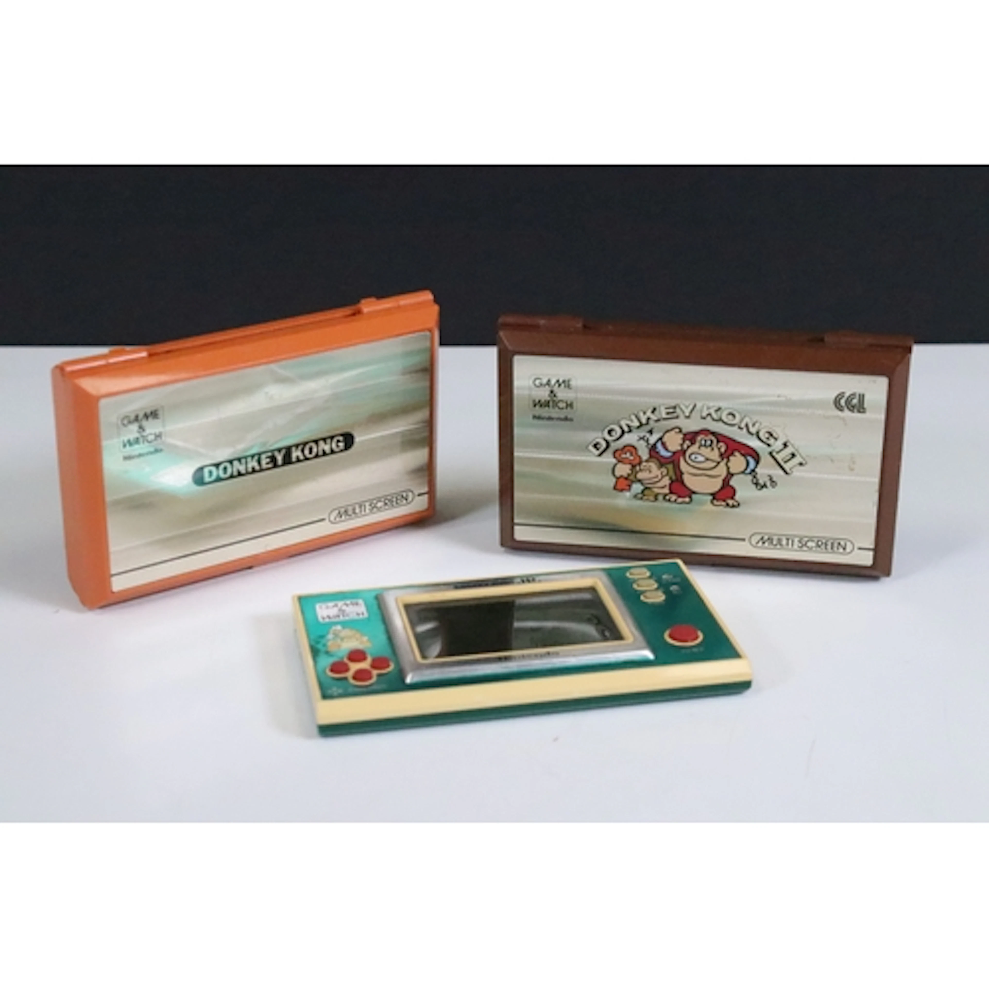 Retro Gaming - Three Nintendo Game & Watch handheld games co...