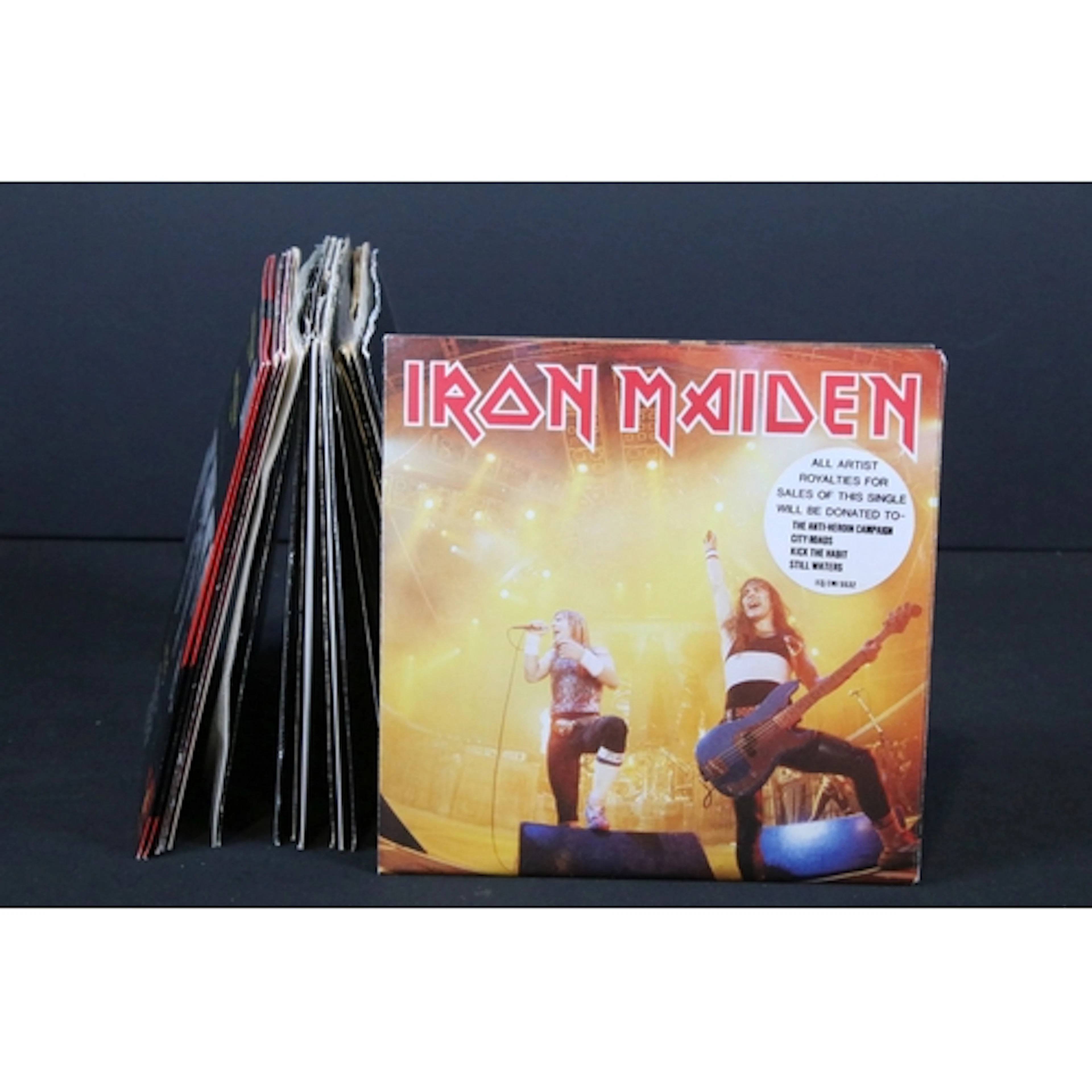 Vinyl - 22 Heavy Metal / Hard Rock 7” singles to include: Ir...