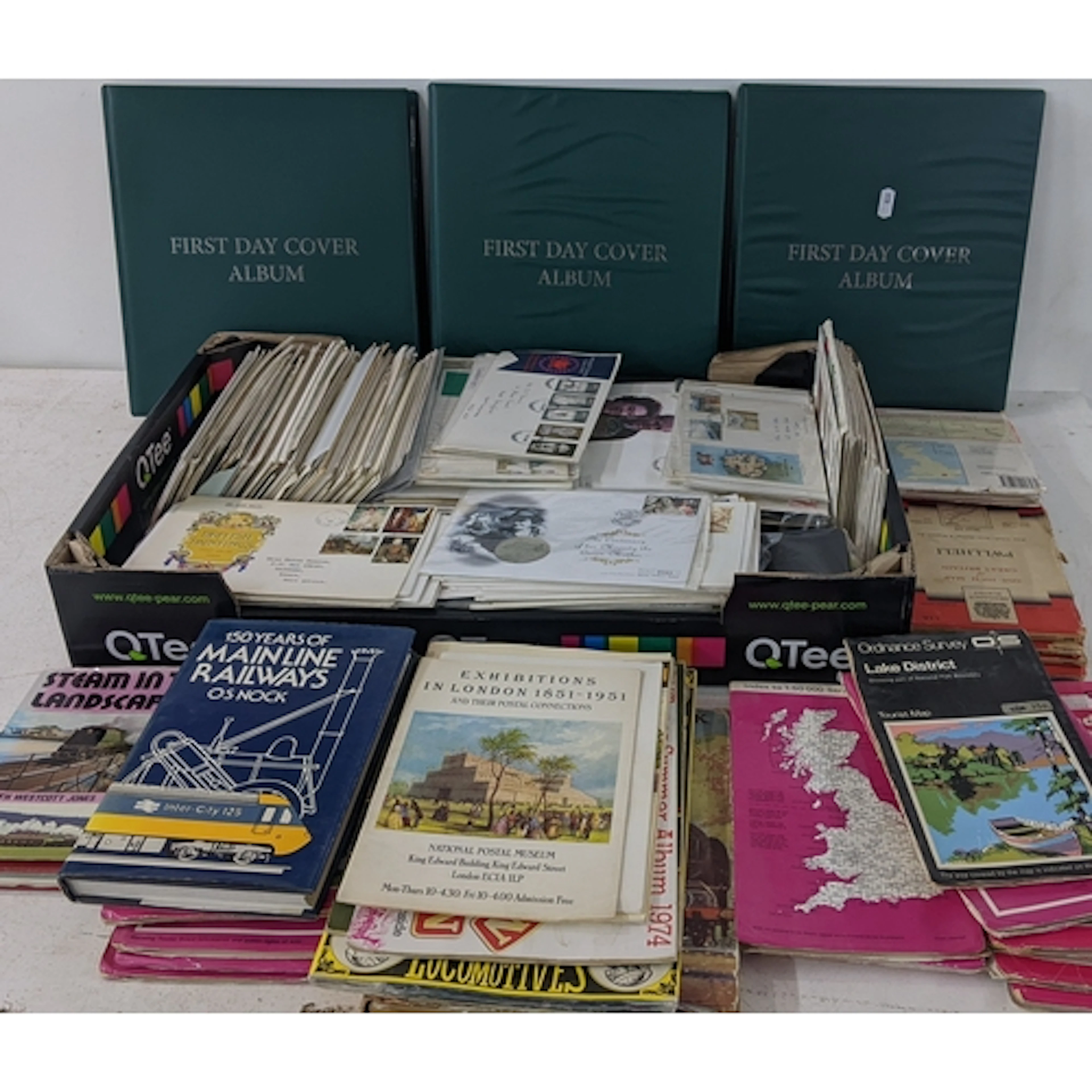 First Day covers approximately 500, three albums containing ...