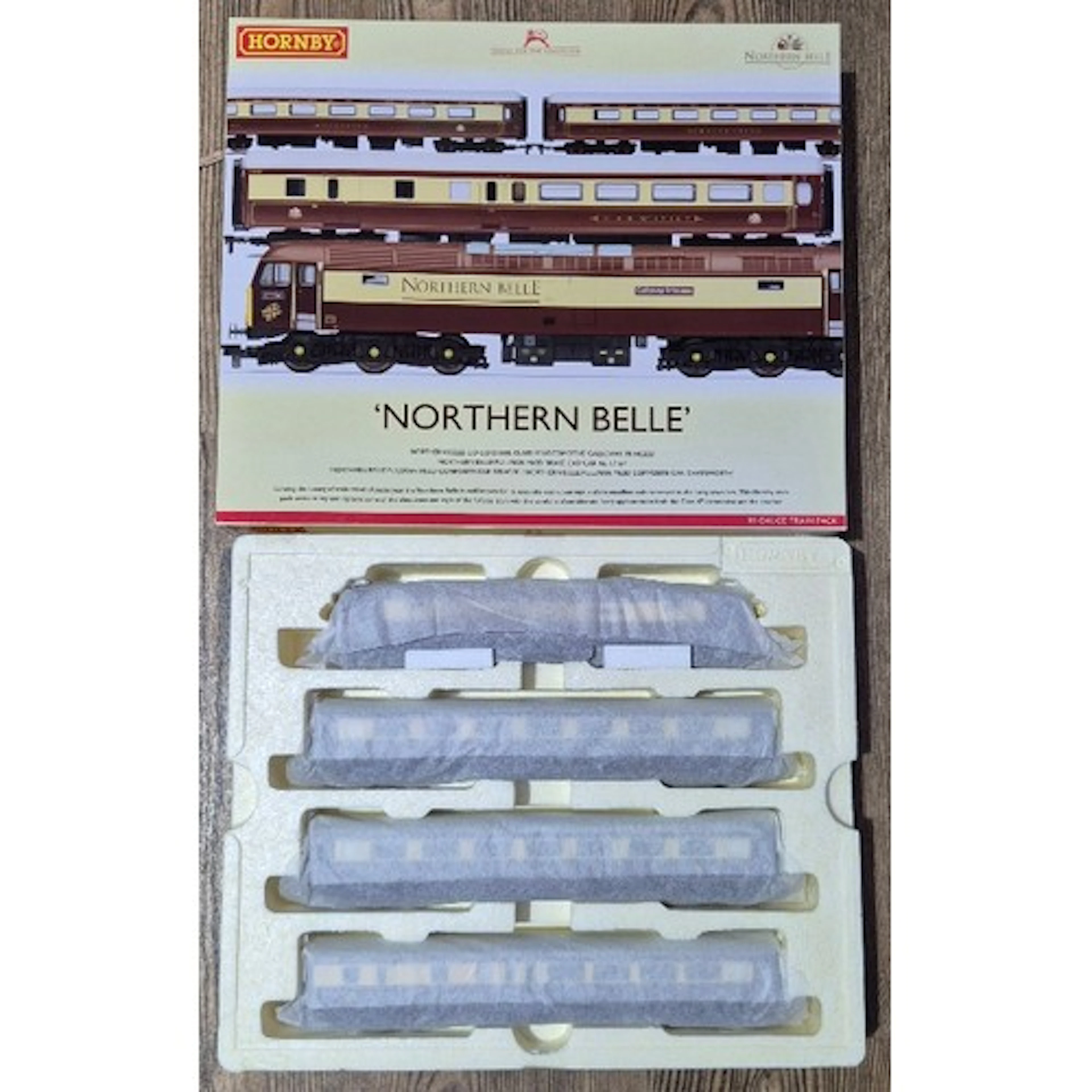 A Hornby 'NORTHERN BELLE' 00 gauge train pack.