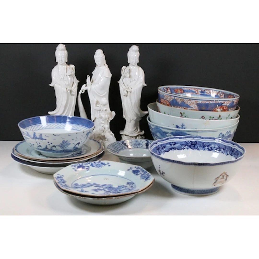 Collection of 18th century and later Chinese porcelain, comp...