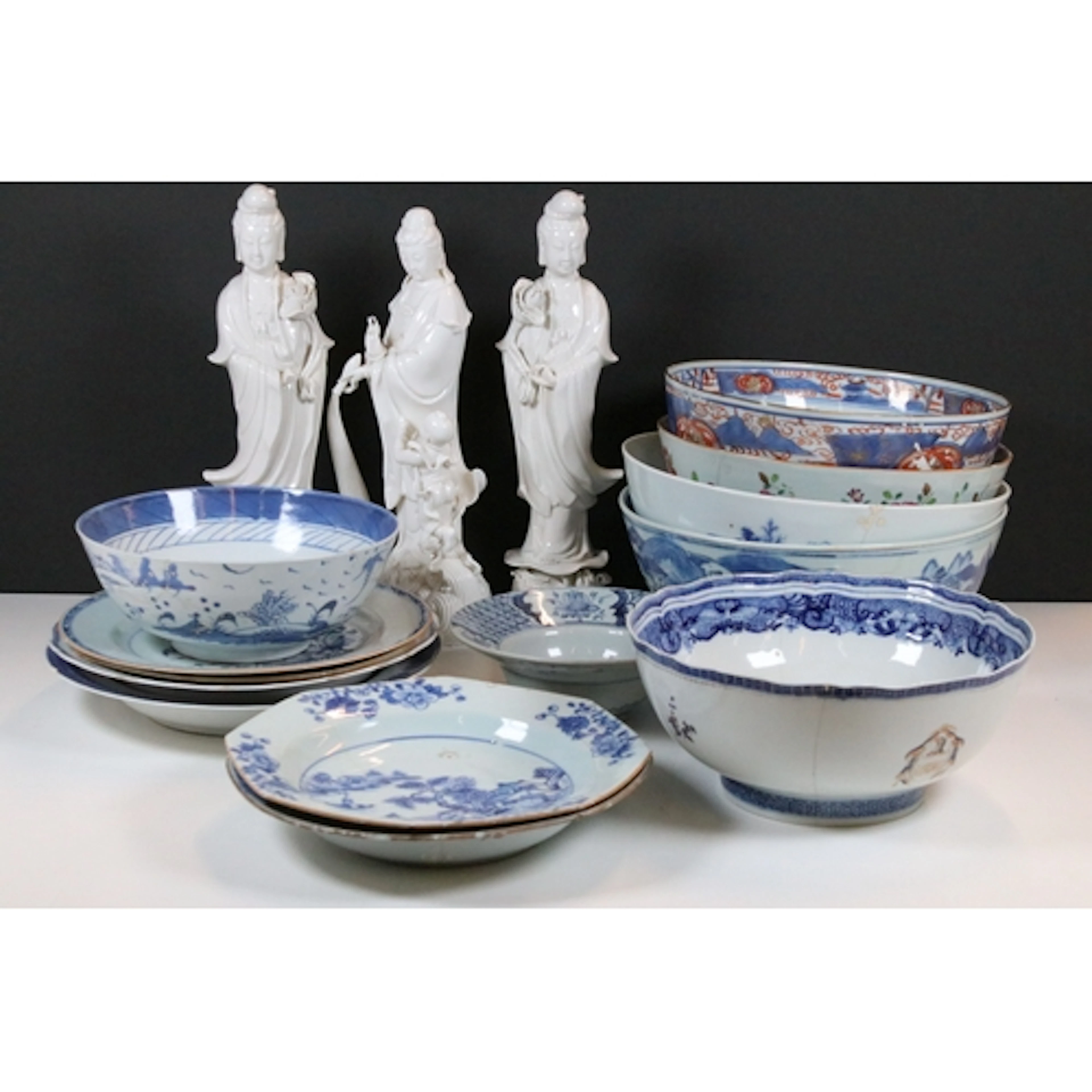 Collection of 18th century and later Chinese porcelain, comp...