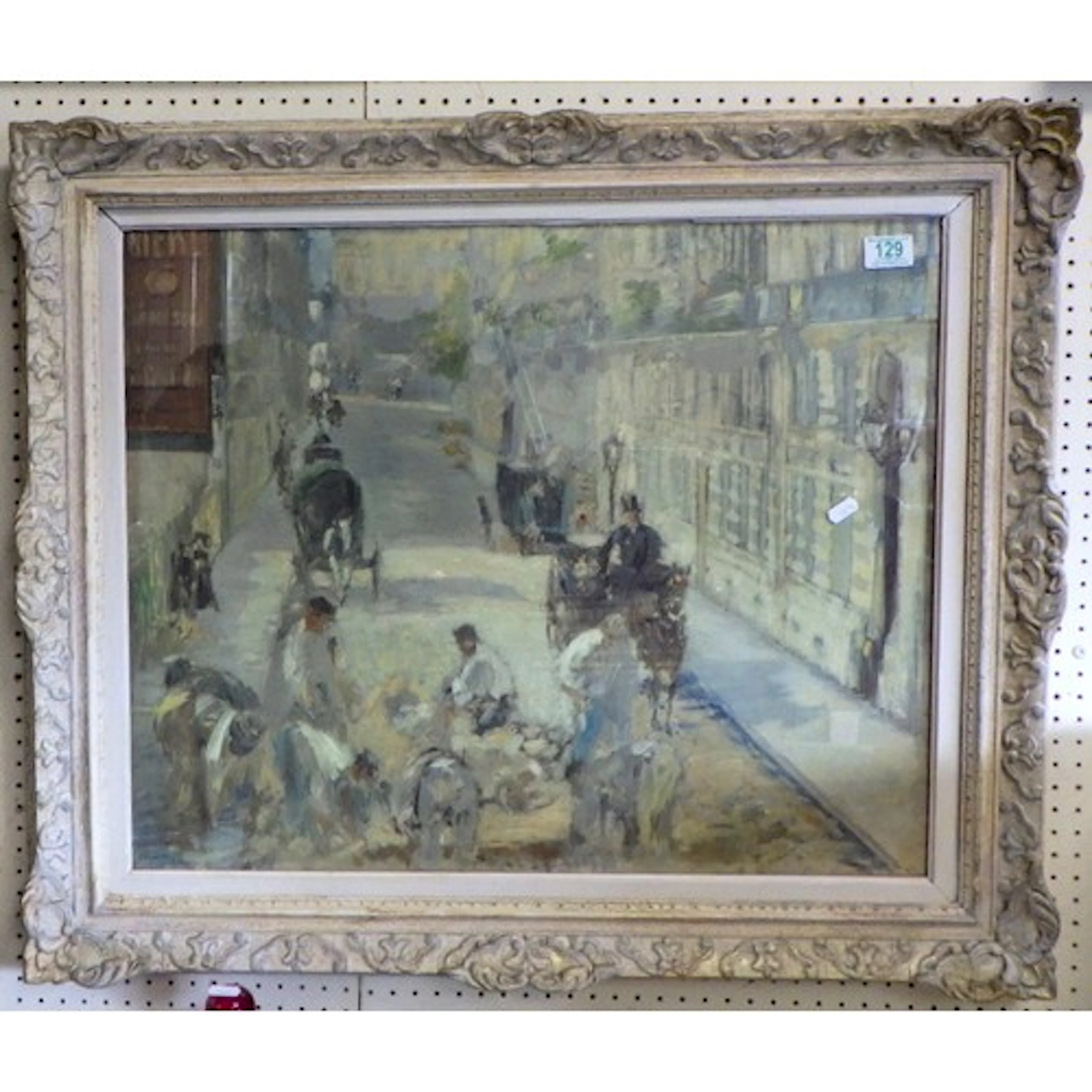 The Rue Mosnier with Pavers" Print by Édouard Manet 85 x 72c...