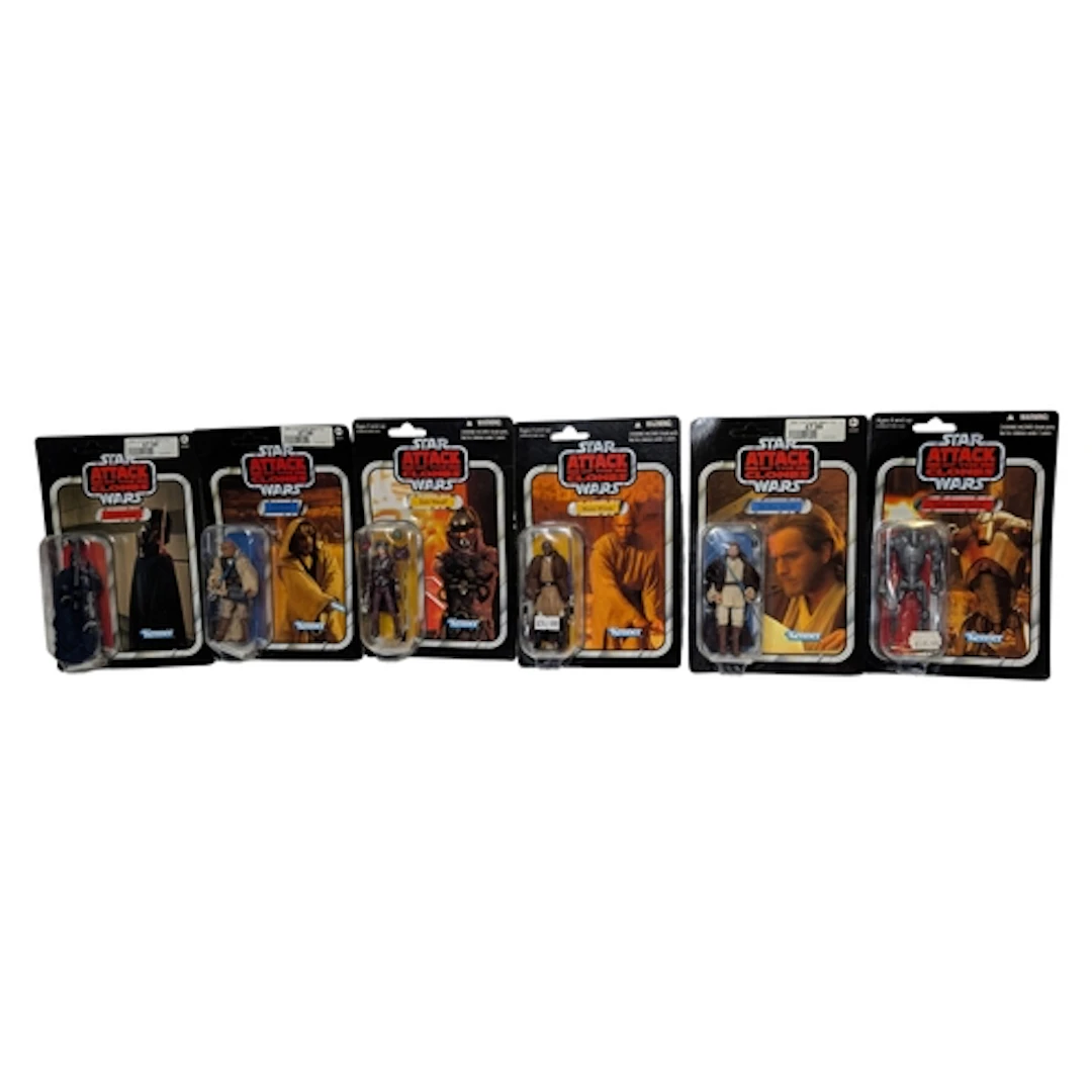 6 x Star Wars Vintage Collection Attack of the Clones 3.75" ...
