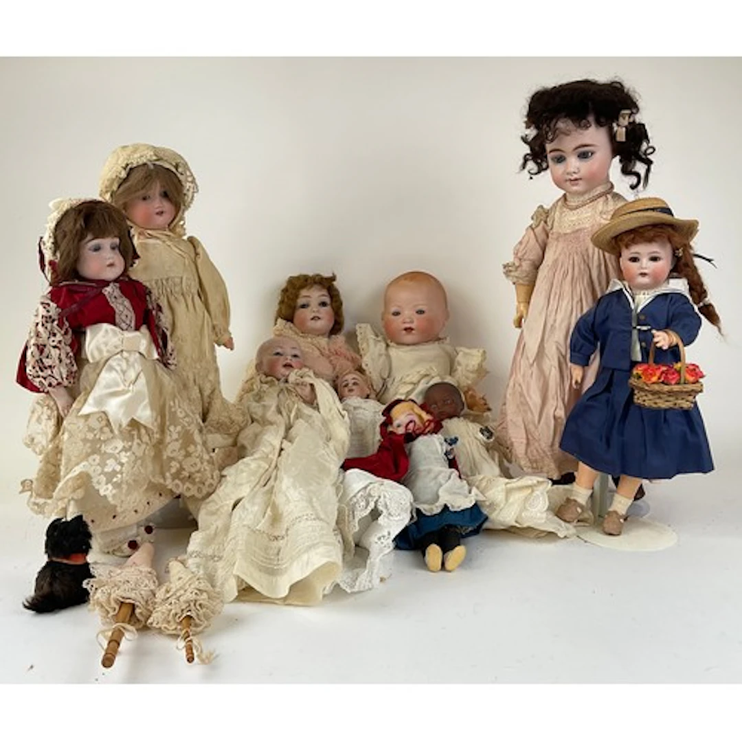 Dolls - An Armand Marseille bisque headed doll, marked 'Made...