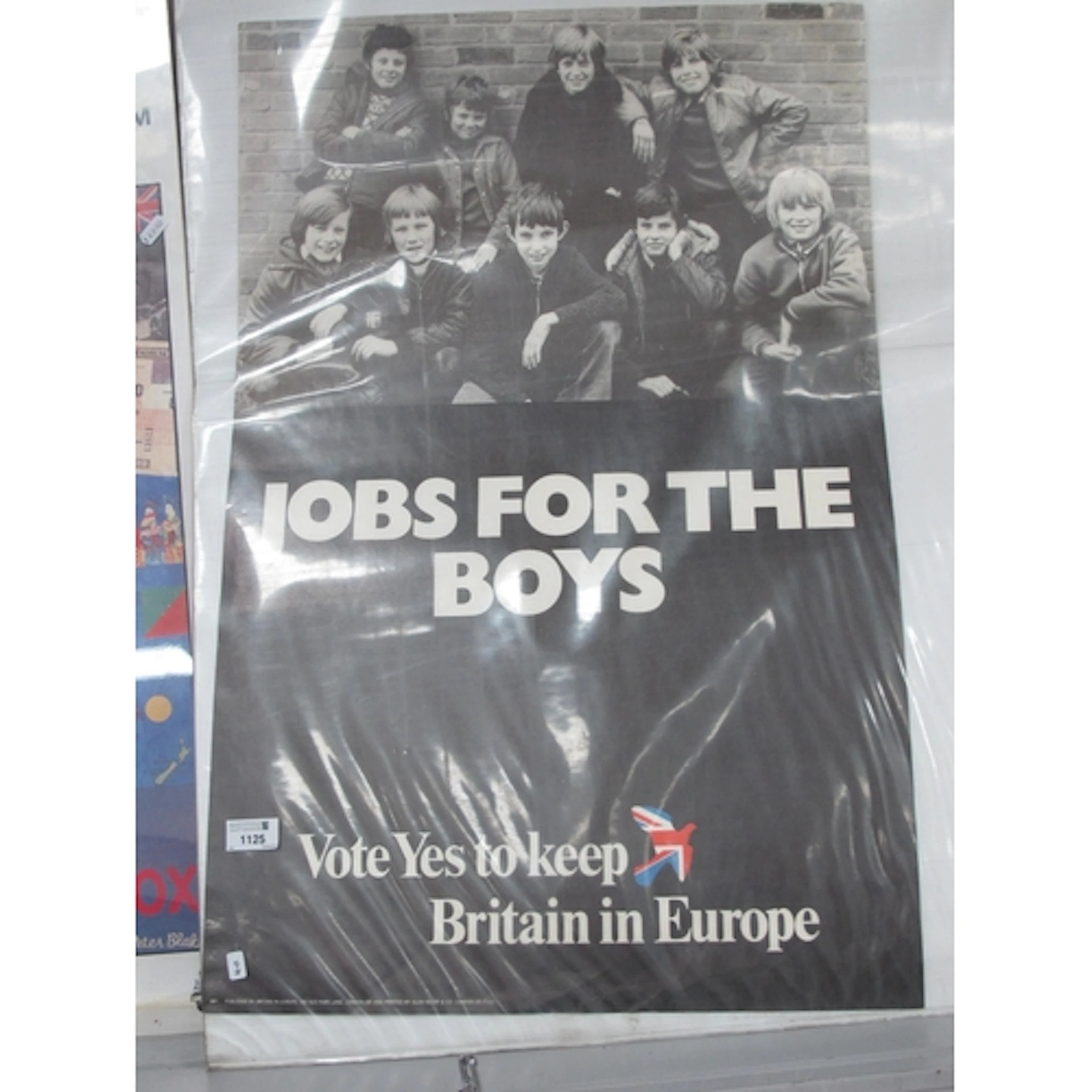 Political Poster, circa 1970's Jobs For the Boys, Keep Brita...