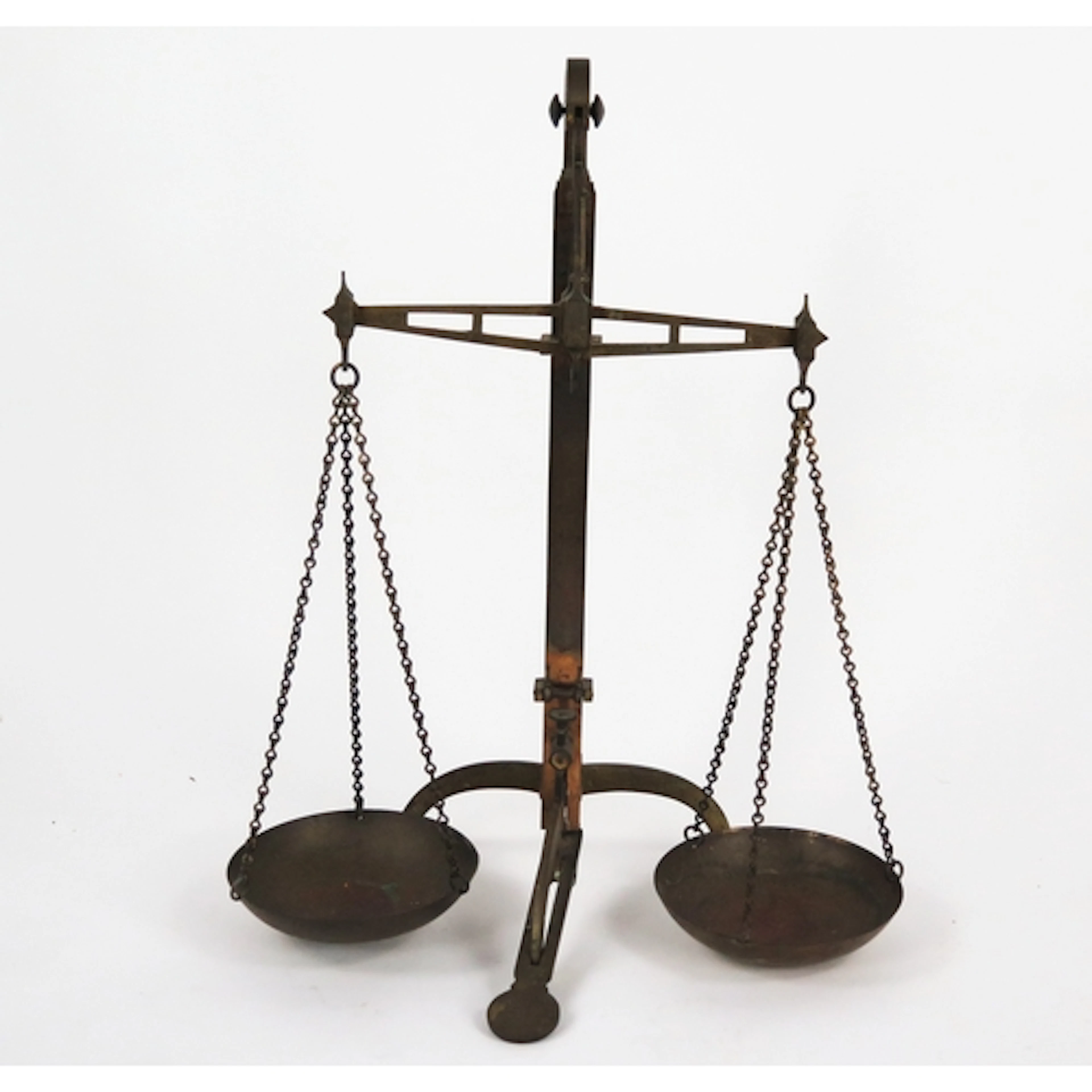 Late 19th Century Brass weighing scales by Day & Millward Bi...