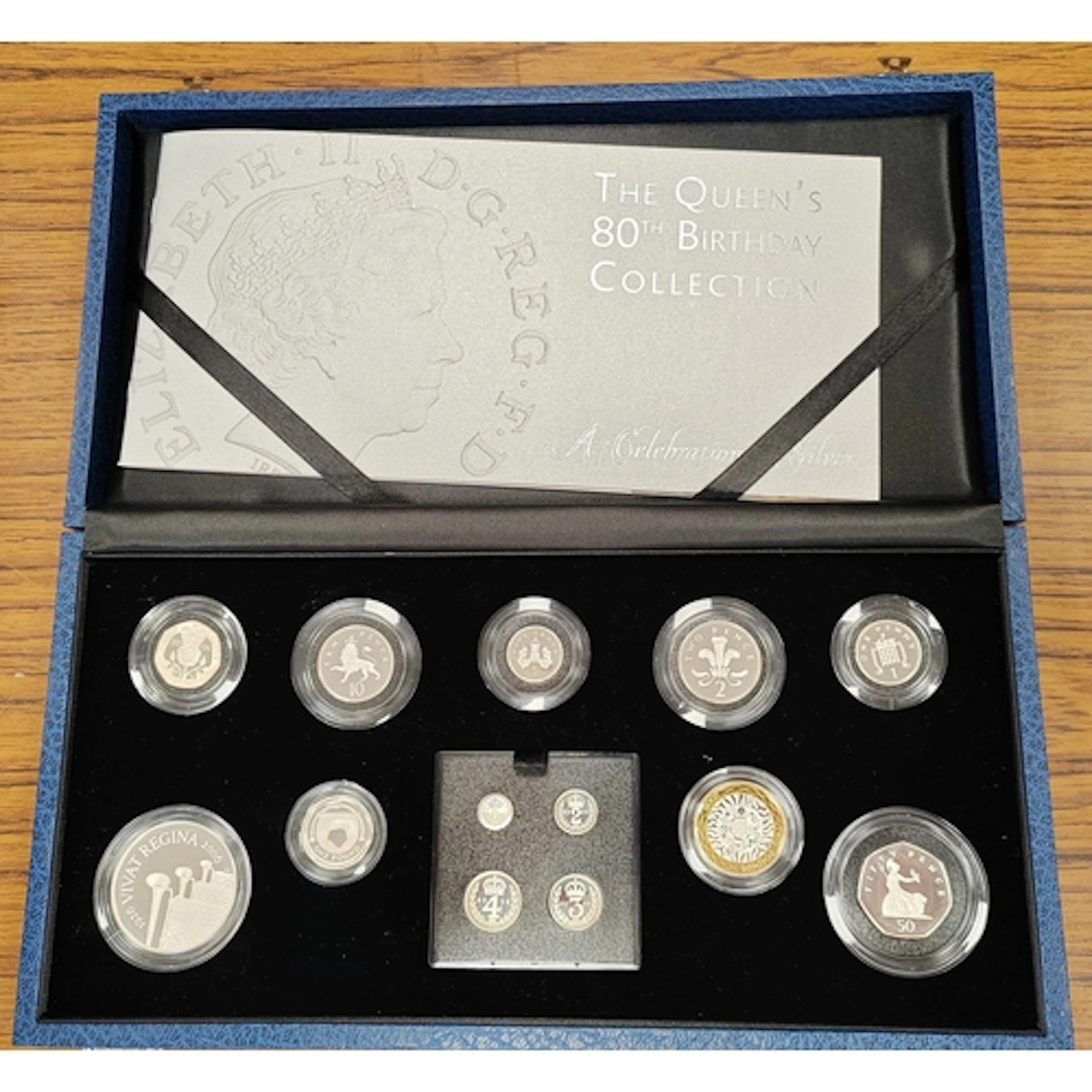 2006 The Queen's 80th Birthday Collection cased silver proof...