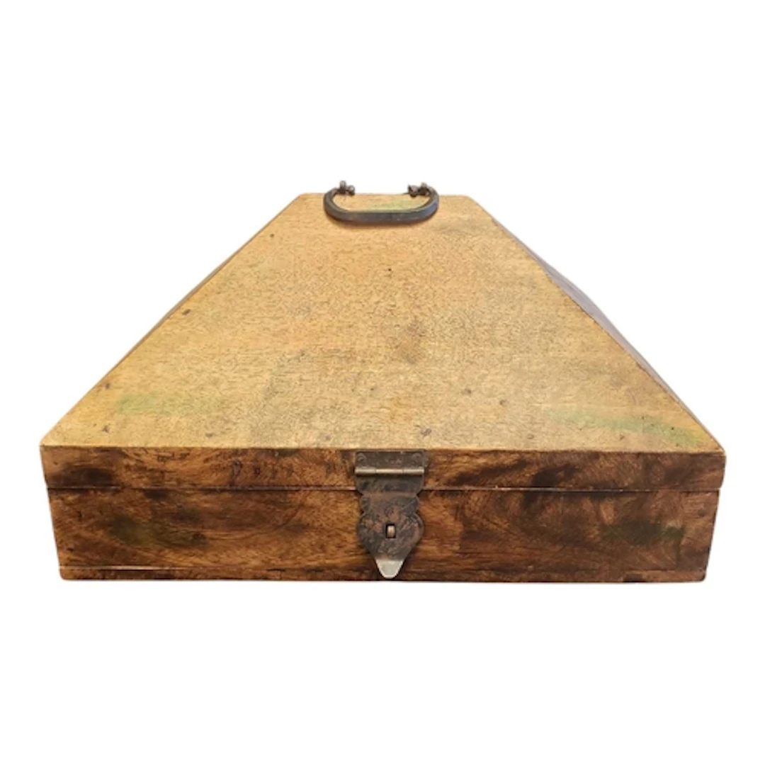 20th century vintage Indian, Kerala dowry pyramid shaped woo...