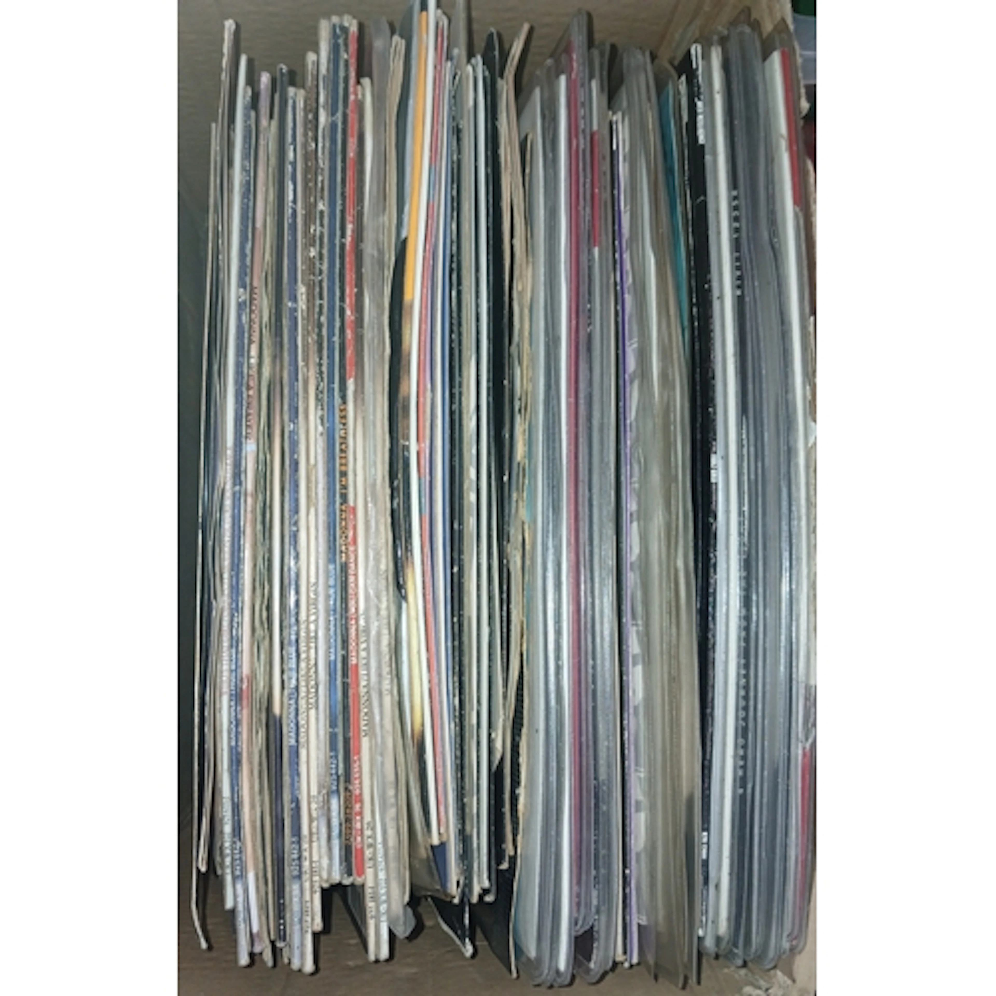A box of mainly 1990s 12" dance singles.
